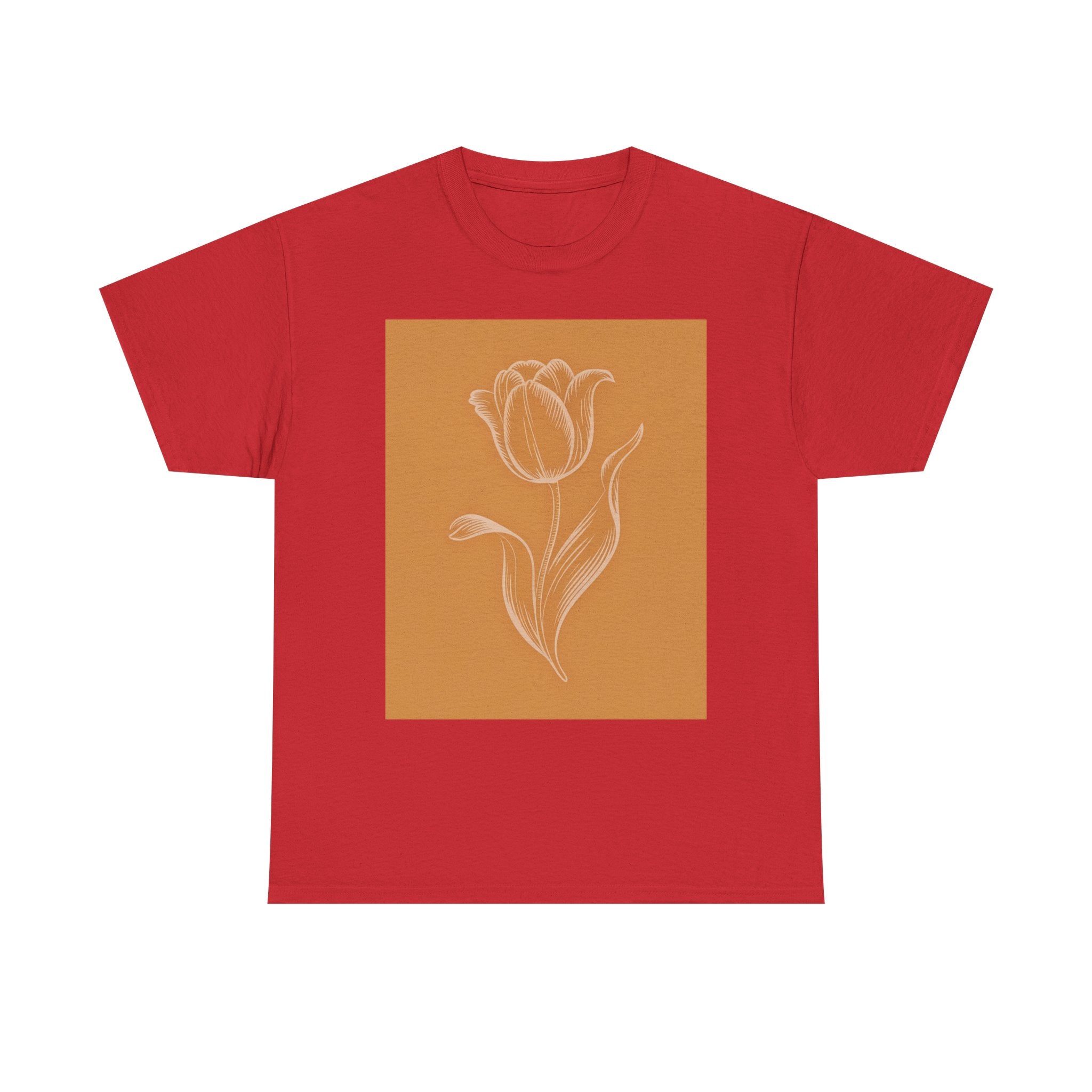 Amsterdam Tulip Graphic Tee — Vintage Cityscape Travel T‑Shirt