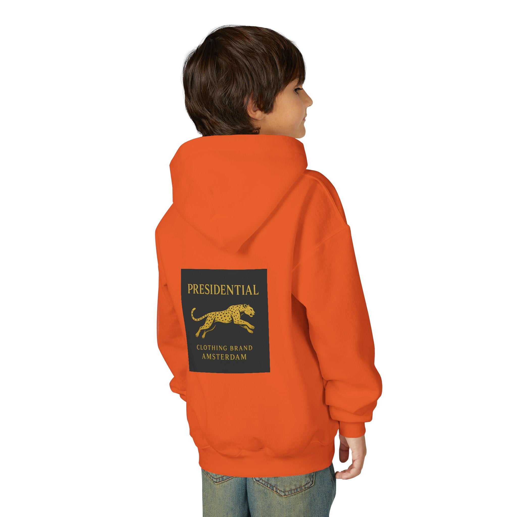 Youth Hoodie — Presidential Clothing Brand Leopard Graphic