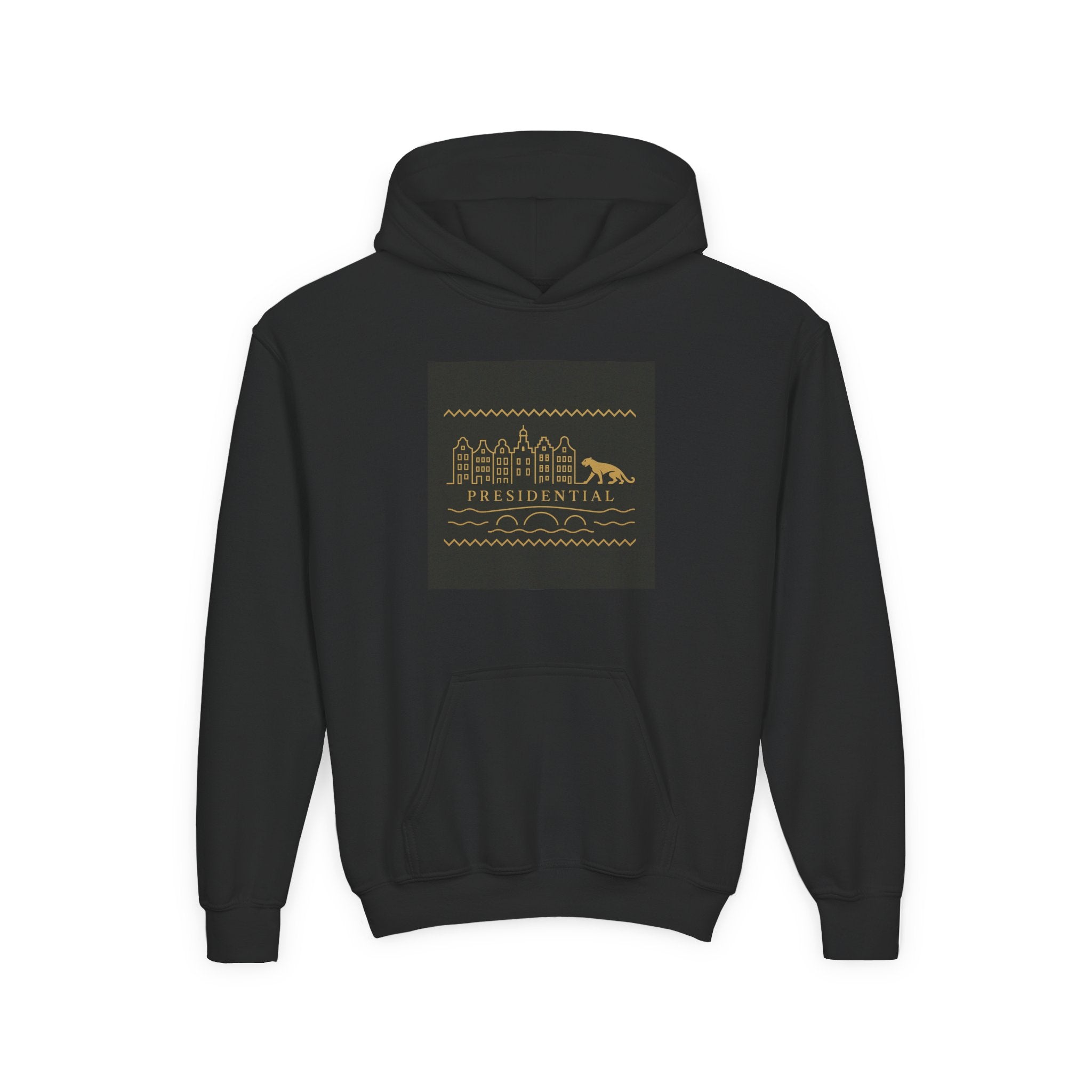 Youth Hoodie — Presidential Clothing Brand Leopard Graphic