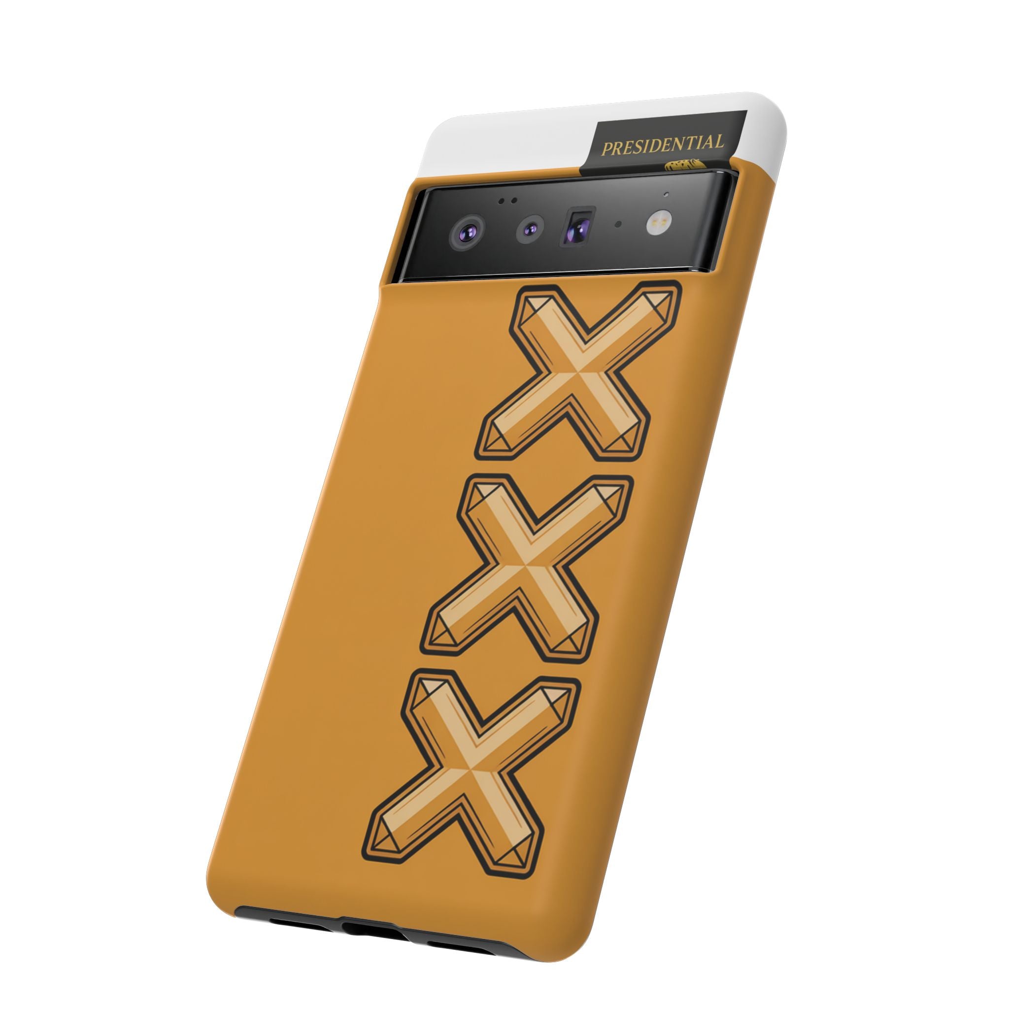 Amsterdam XXX Gold Tough Phone Case – Presidential Lion Design
