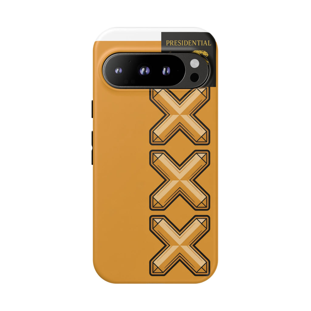 Amsterdam XXX Gold Tough Phone Case – Presidential Lion Design