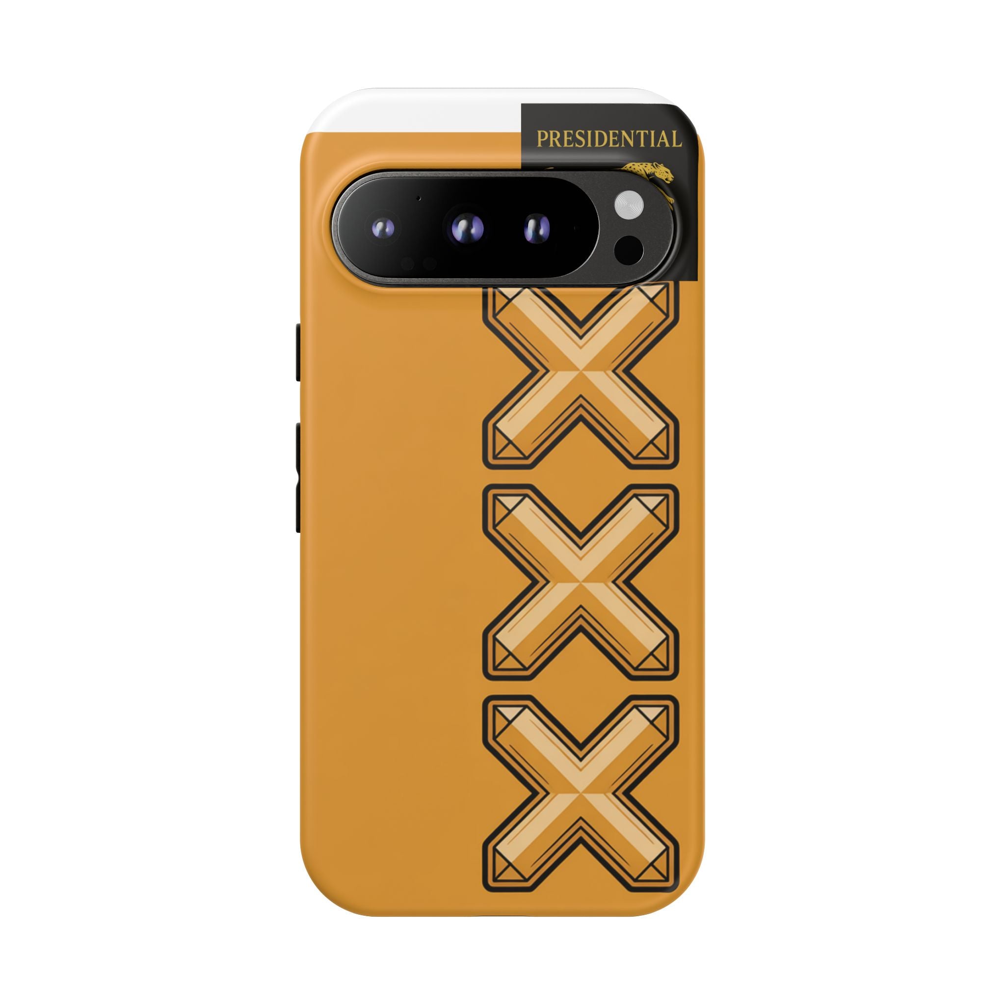 Amsterdam XXX Gold Tough Phone Case – Presidential Lion Design