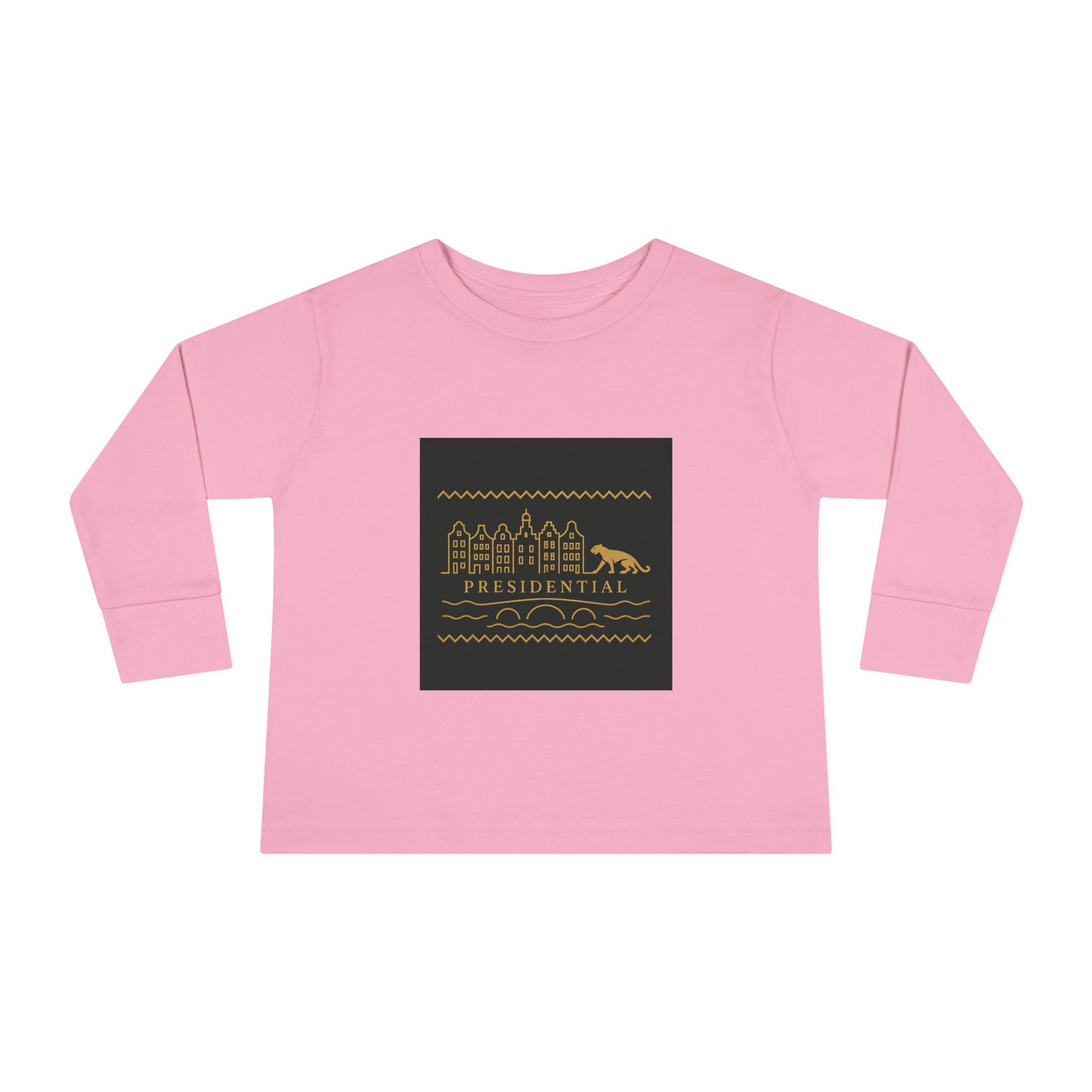 Presidential Leopard Toddler Long Sleeve Tee