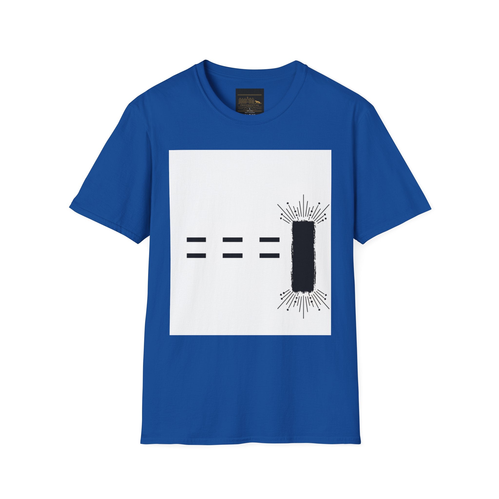 T-Shirt — Minimalist Morse Code 'Light' Design