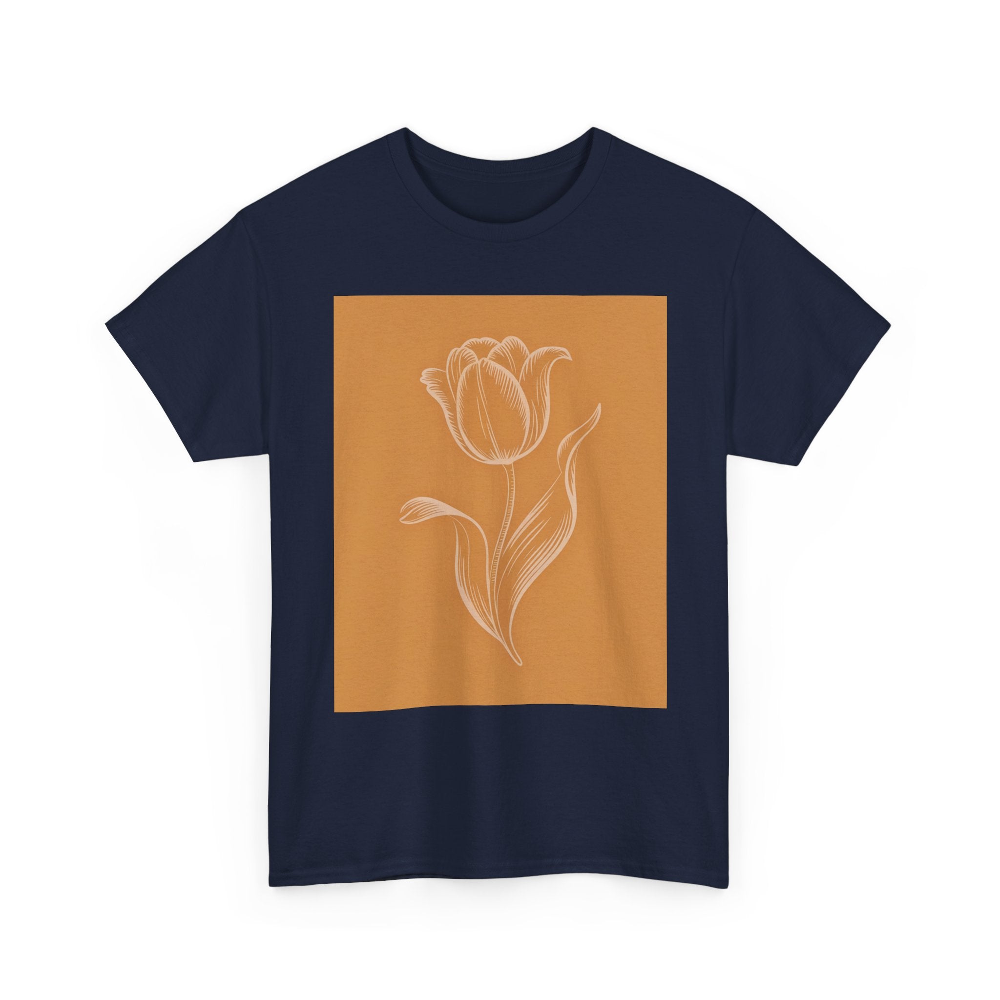 Amsterdam Tulip Graphic Tee — Vintage Cityscape Travel T‑Shirt