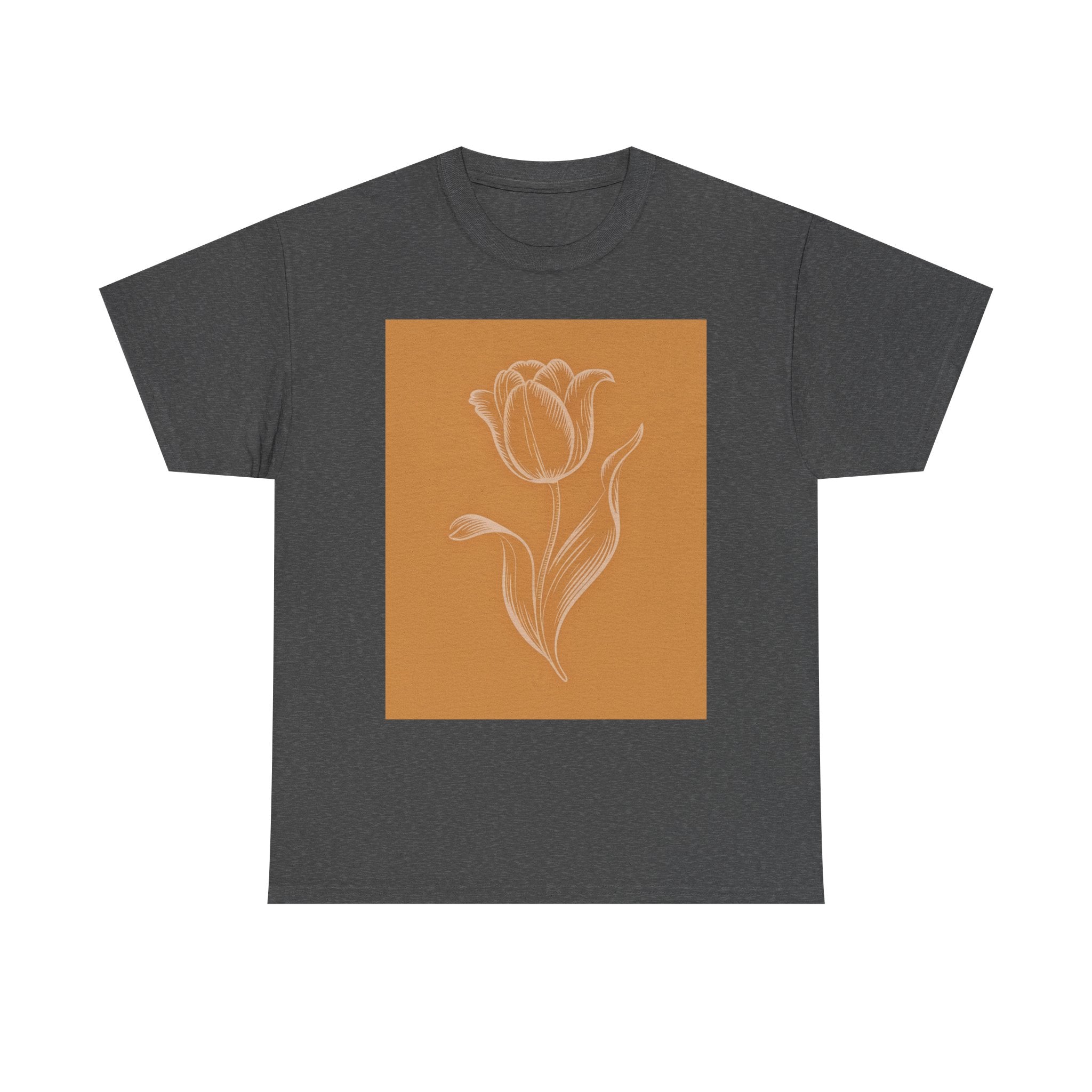 Amsterdam Tulip Graphic Tee — Vintage Cityscape Travel T‑Shirt