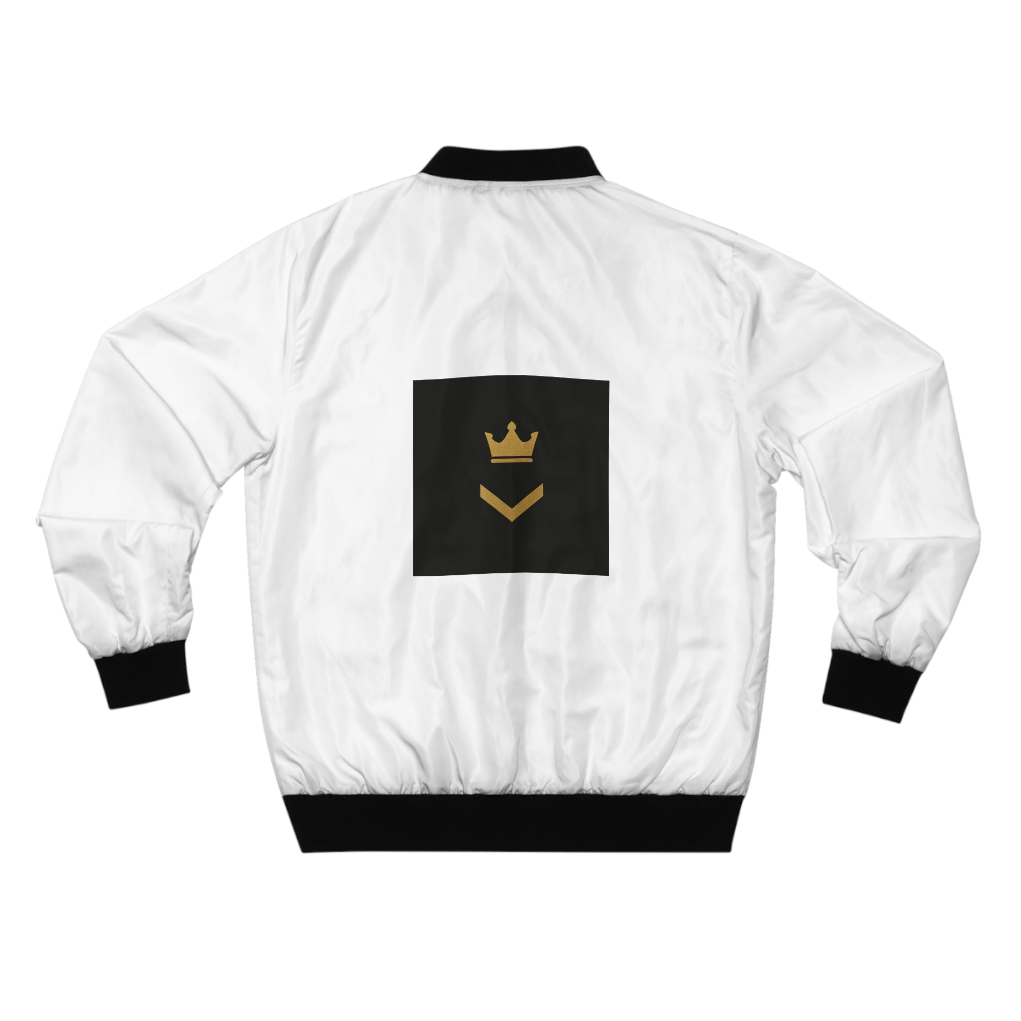 Amsterdam Tulip Bomber Jacket — Crown Emblem Graphic Jacket