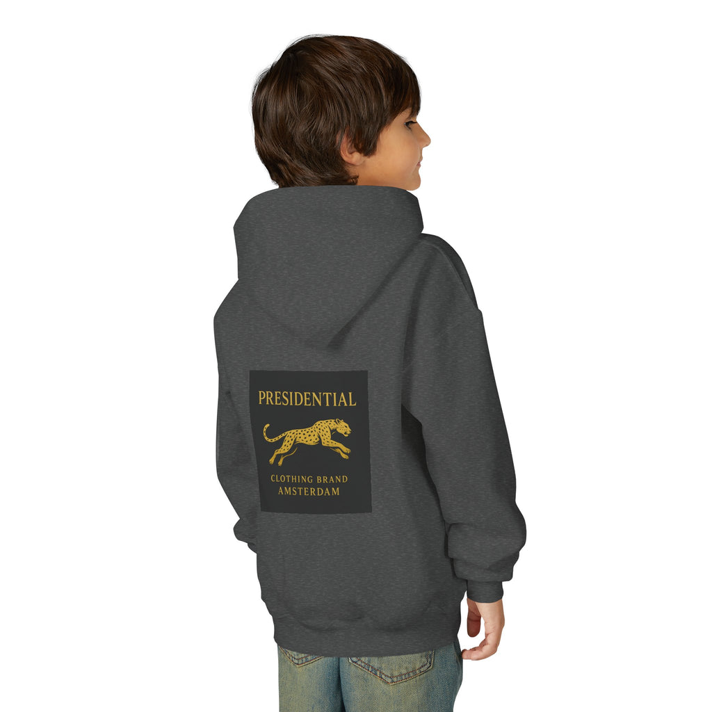 Youth Hoodie — Presidential Clothing Brand Leopard Graphic