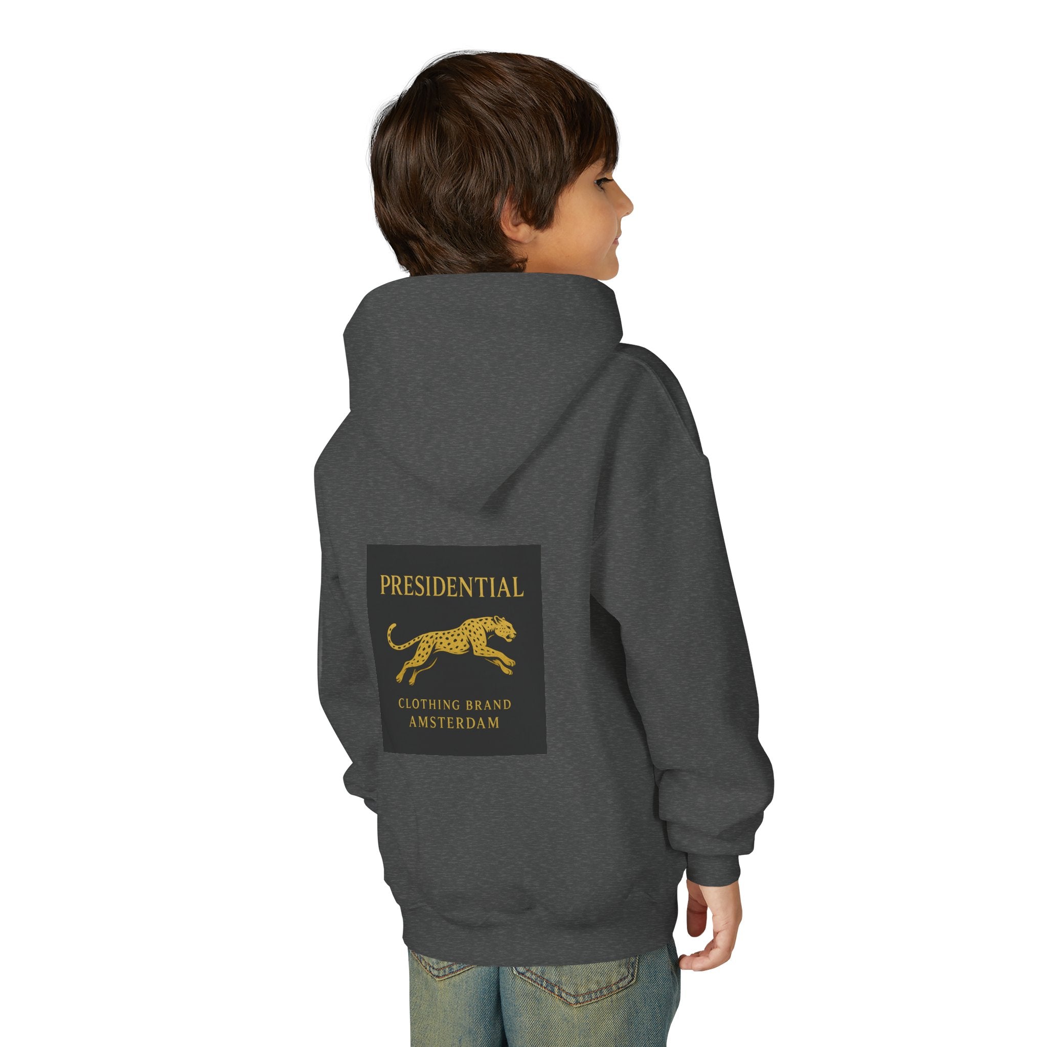 Youth Hoodie — Presidential Clothing Brand Leopard Graphic