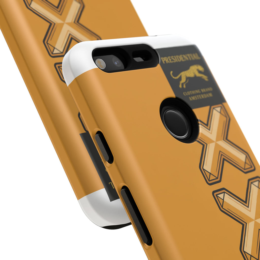 Amsterdam XXX Gold Tough Phone Case – Presidential Lion Design