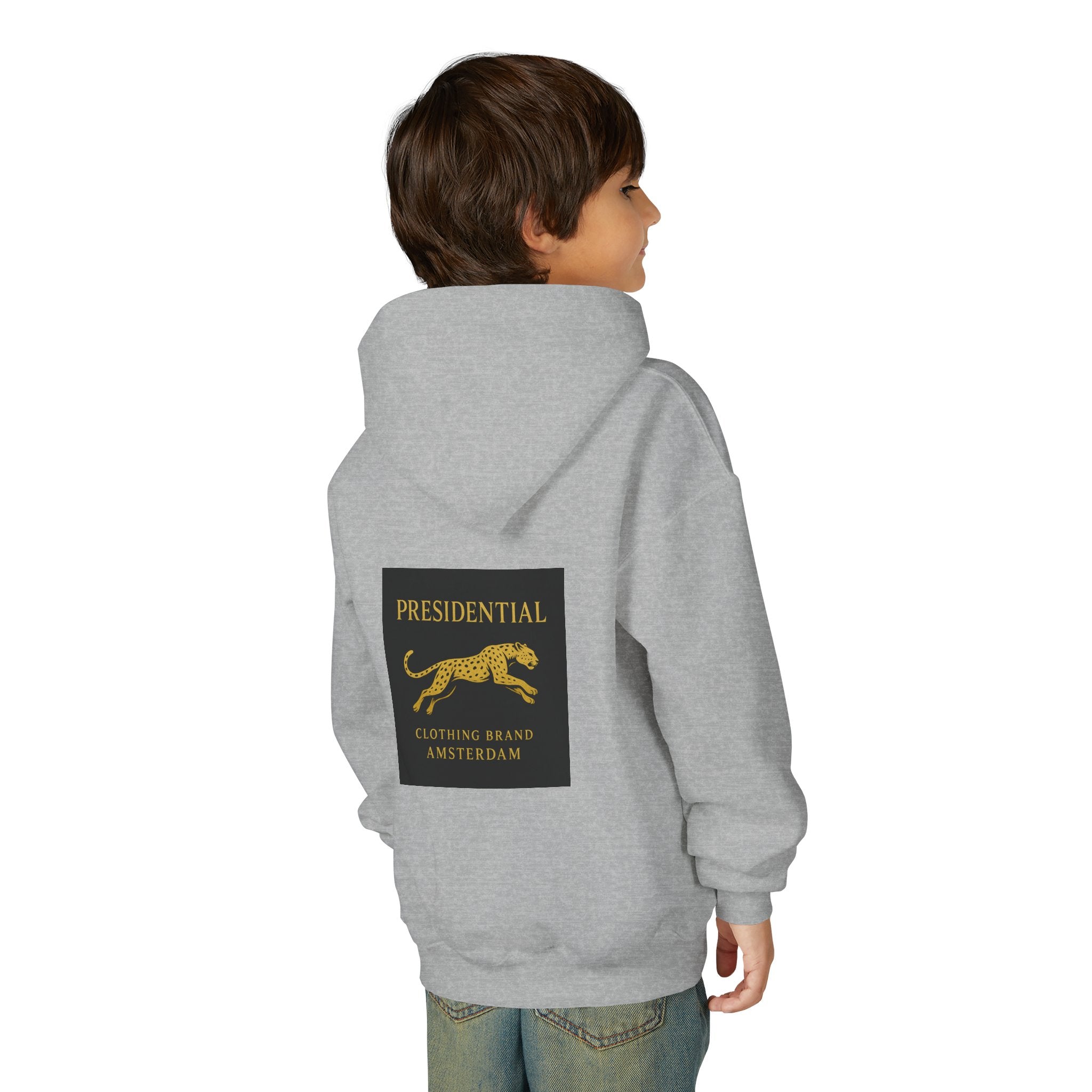Youth Hoodie — Presidential Clothing Brand Leopard Graphic