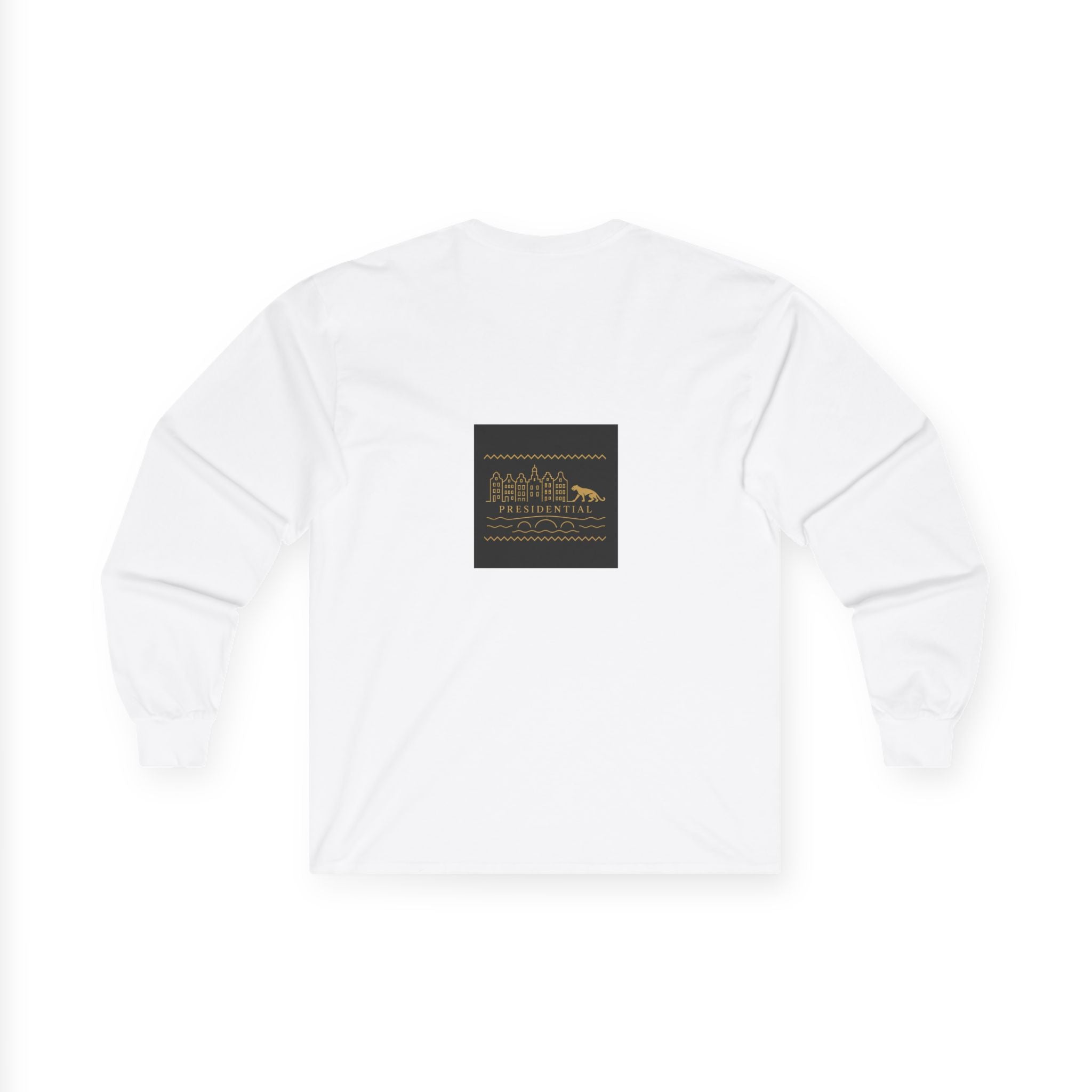 Geometric Mandala Long Sleeve Tee — Earth Tone Sacred Circle Design