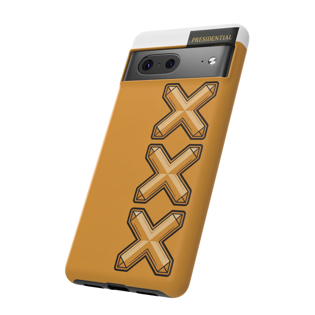 Amsterdam XXX Gold Tough Phone Case – Presidential Lion Design