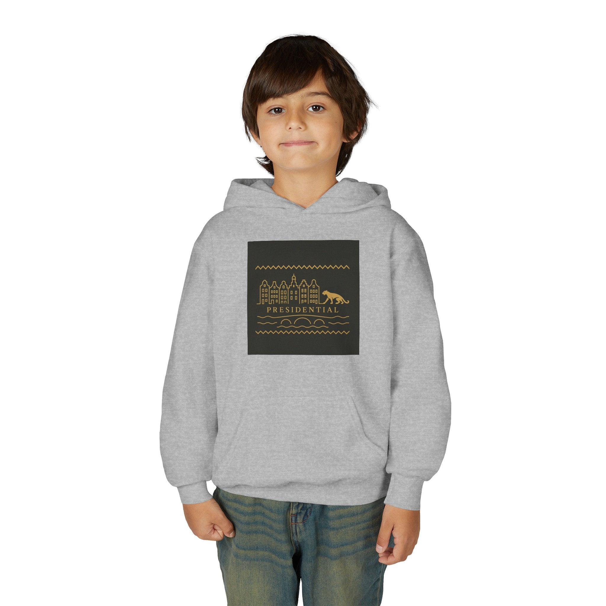 Youth Hoodie — Presidential Clothing Brand Leopard Graphic