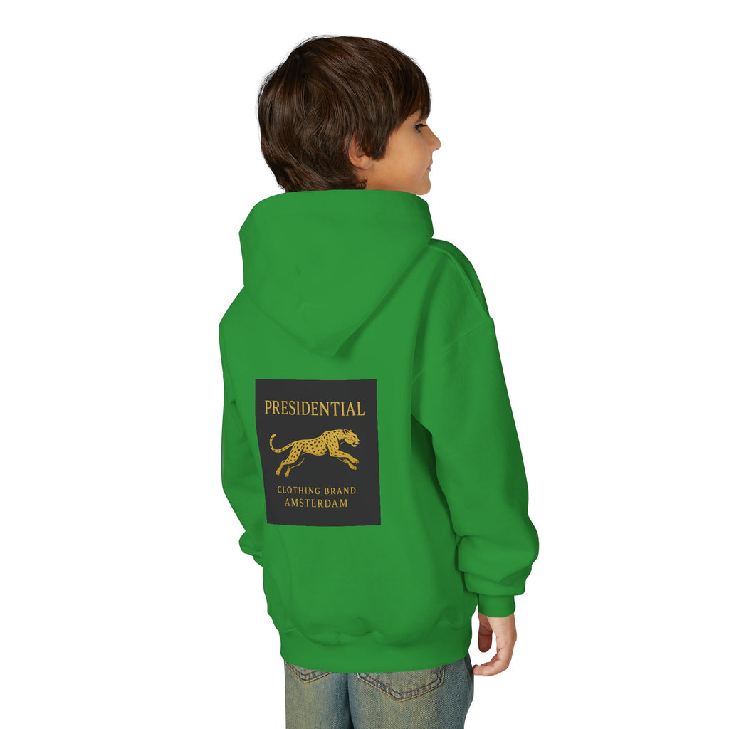 Youth Hoodie — Presidential Clothing Brand Leopard Graphic