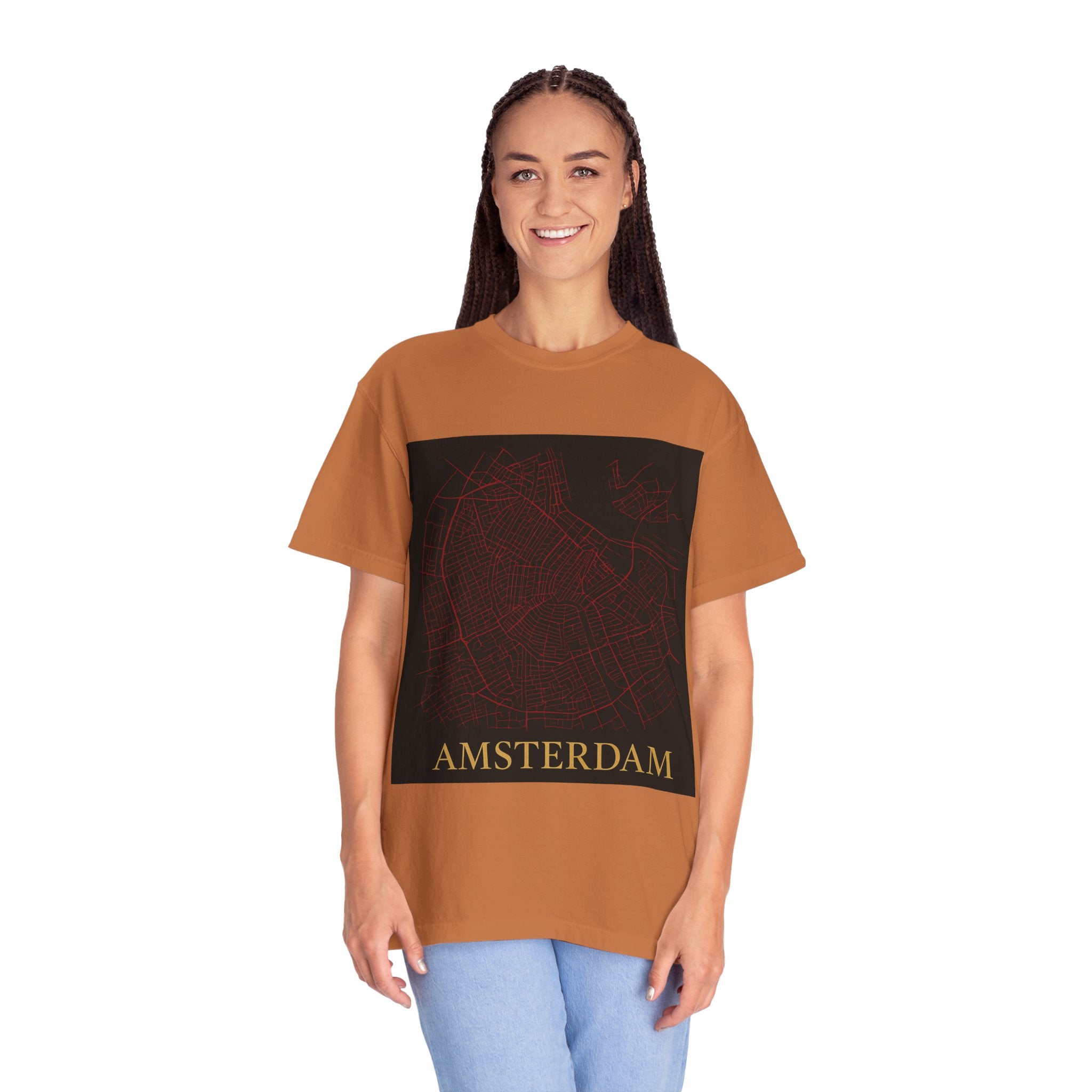 Amsterdam Map & Lemon Bike T-Shirt