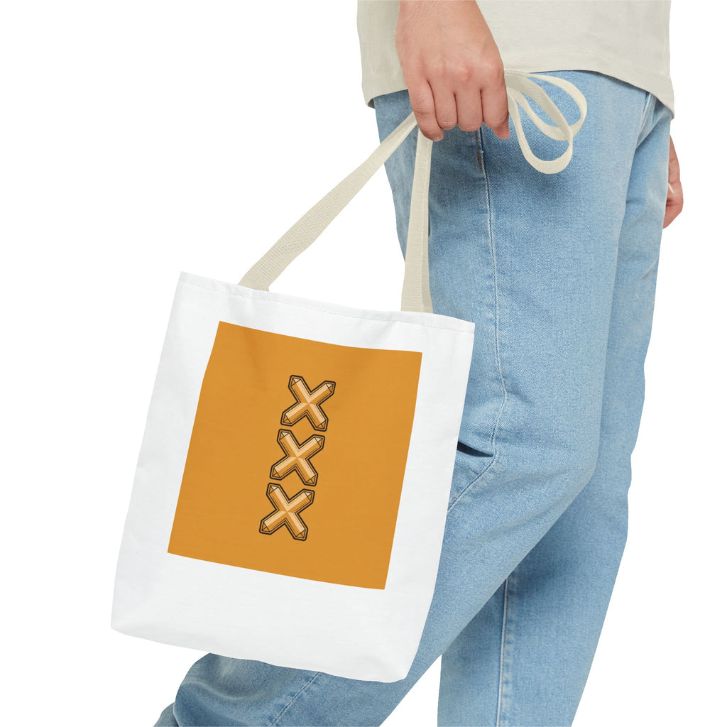 Amsterdam Triple X Tote Bag — Stylish City Symbol AOP Tote