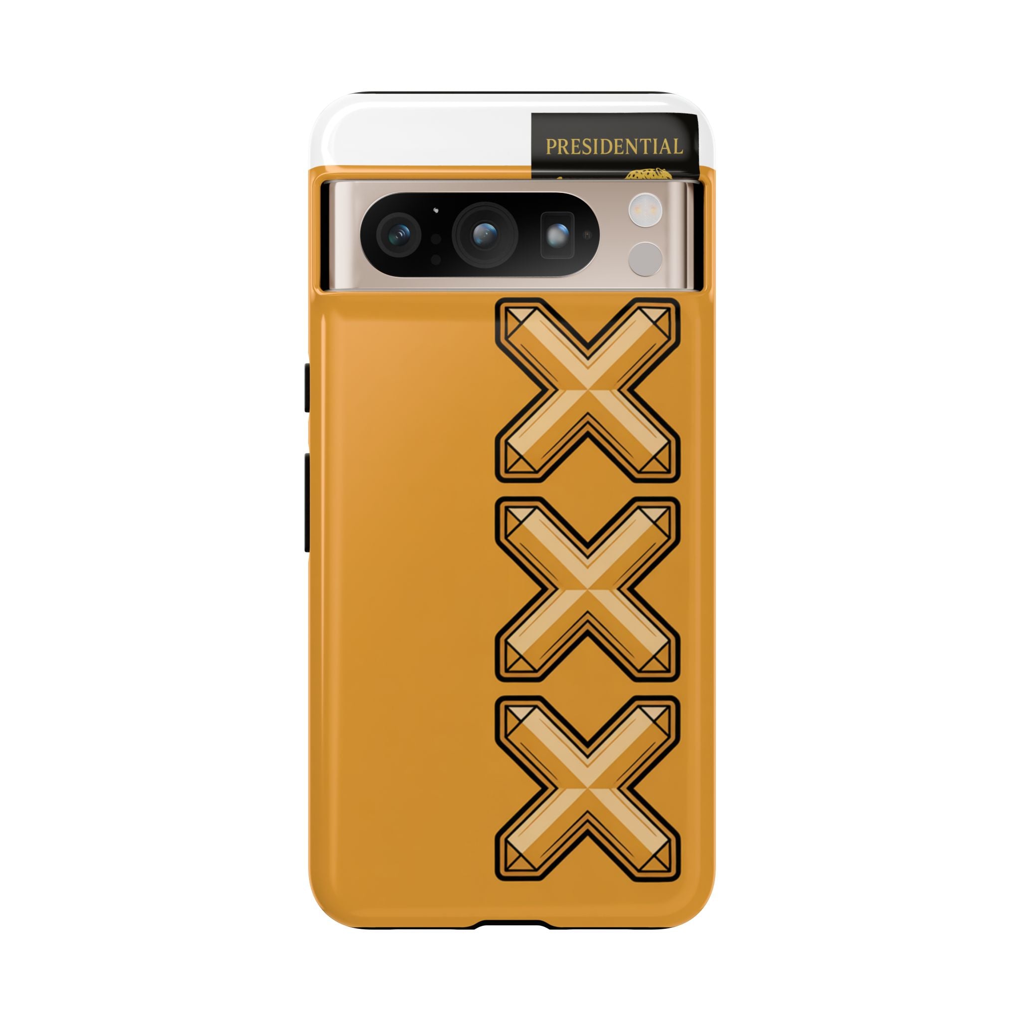 Amsterdam XXX Gold Tough Phone Case – Presidential Lion Design