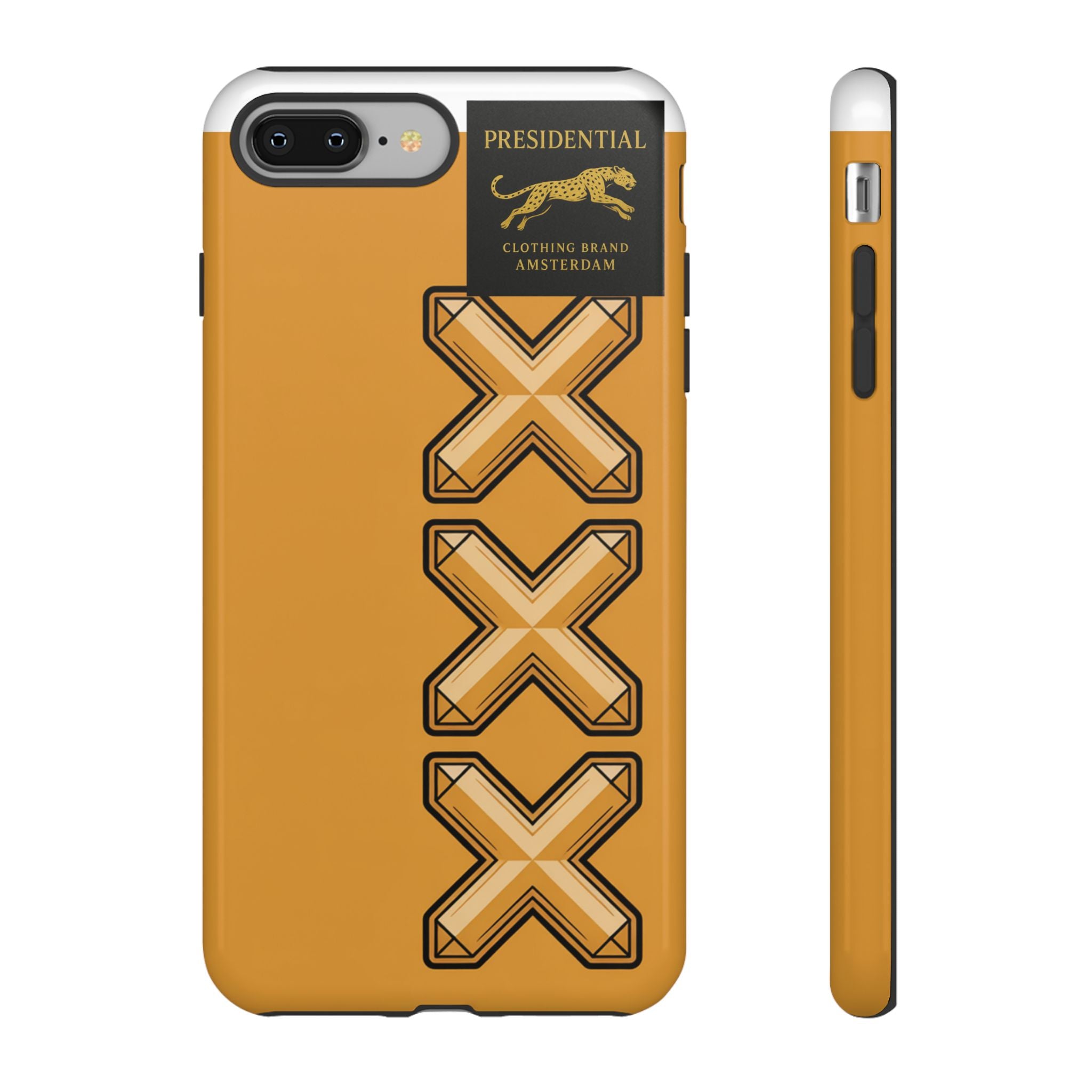 Amsterdam XXX Gold Tough Phone Case – Presidential Lion Design