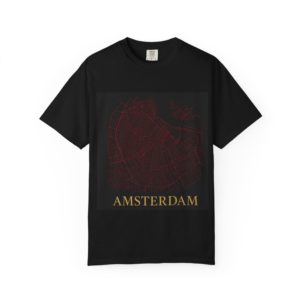 Amsterdam Map & Lemon Bike T-Shirt