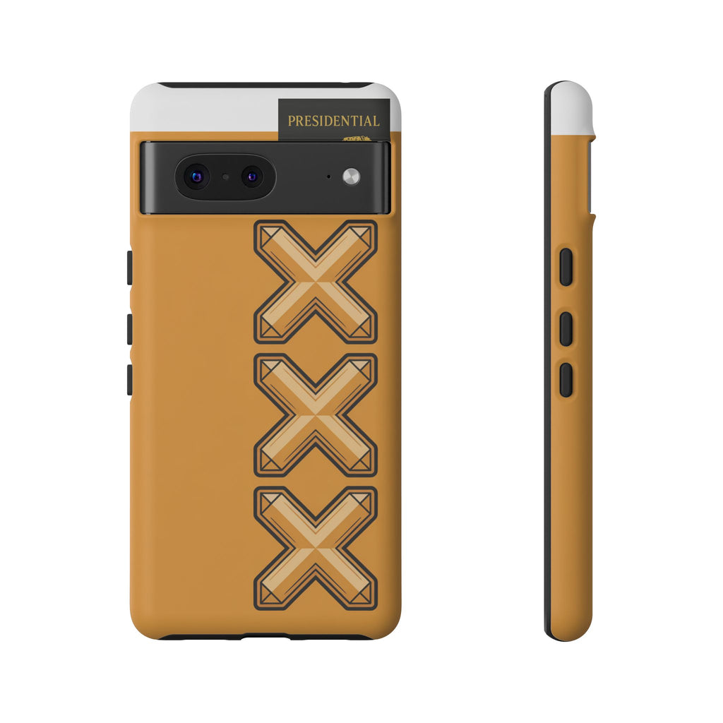 Amsterdam XXX Gold Tough Phone Case – Presidential Lion Design