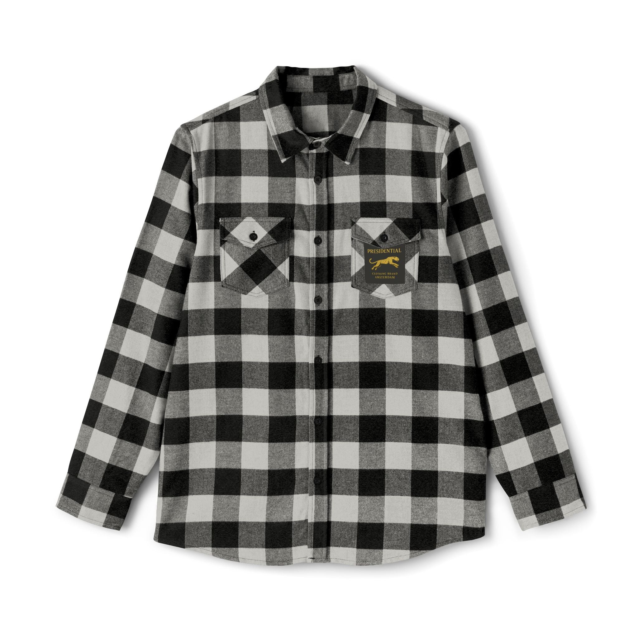 Buffalo Plaid Flannel Shirt — Classic Green & Black Lumberjack Button-Up