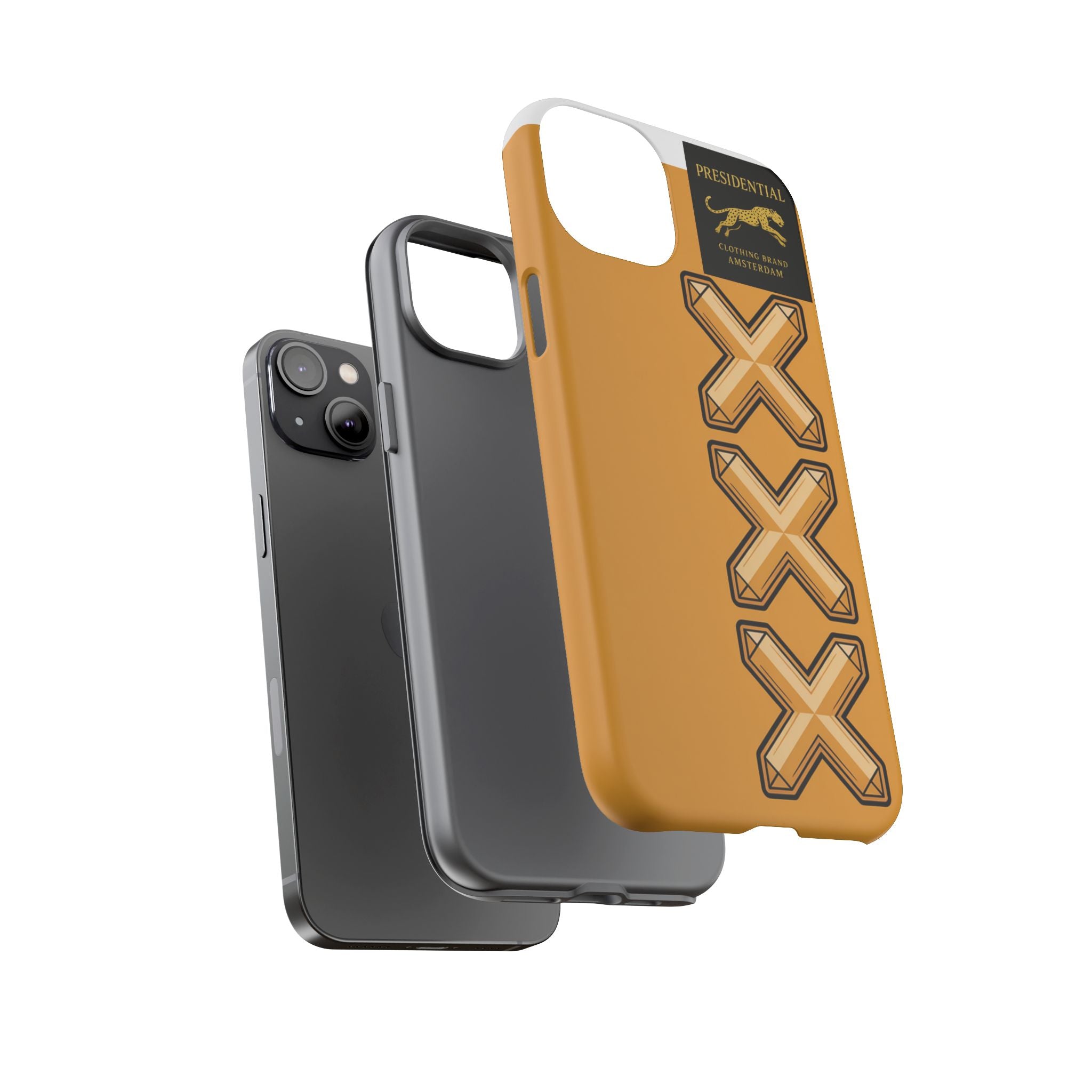 Amsterdam XXX Gold Tough Phone Case – Presidential Lion Design