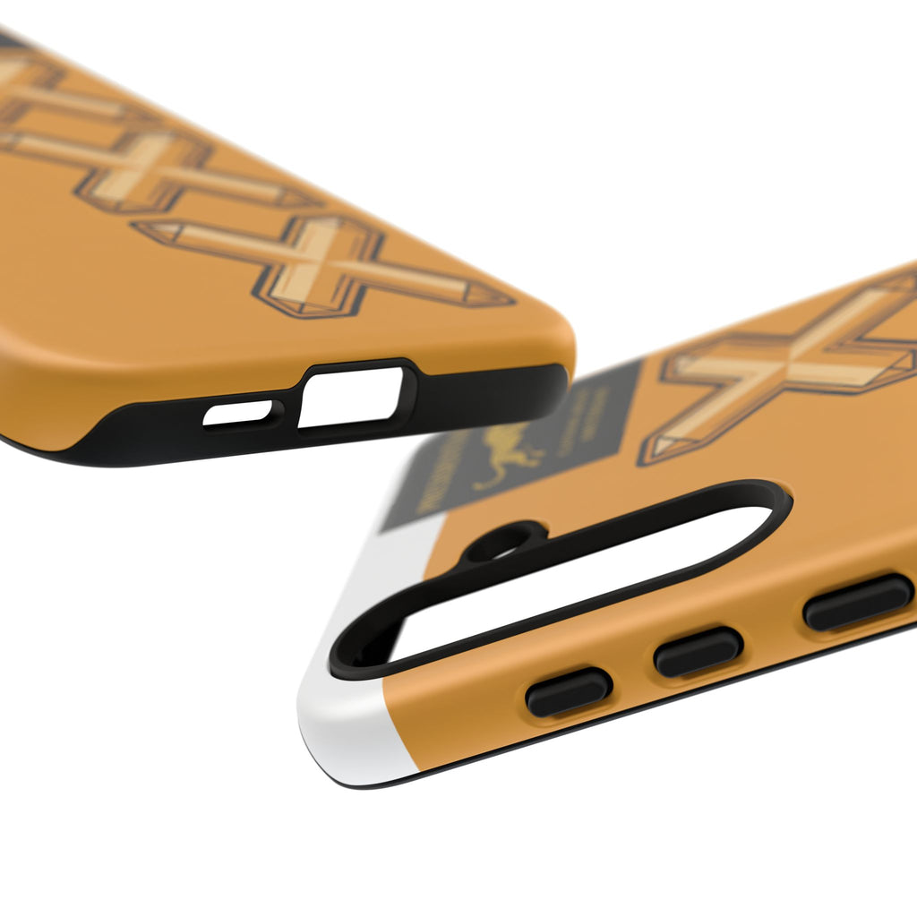 Amsterdam XXX Gold Tough Phone Case – Presidential Lion Design