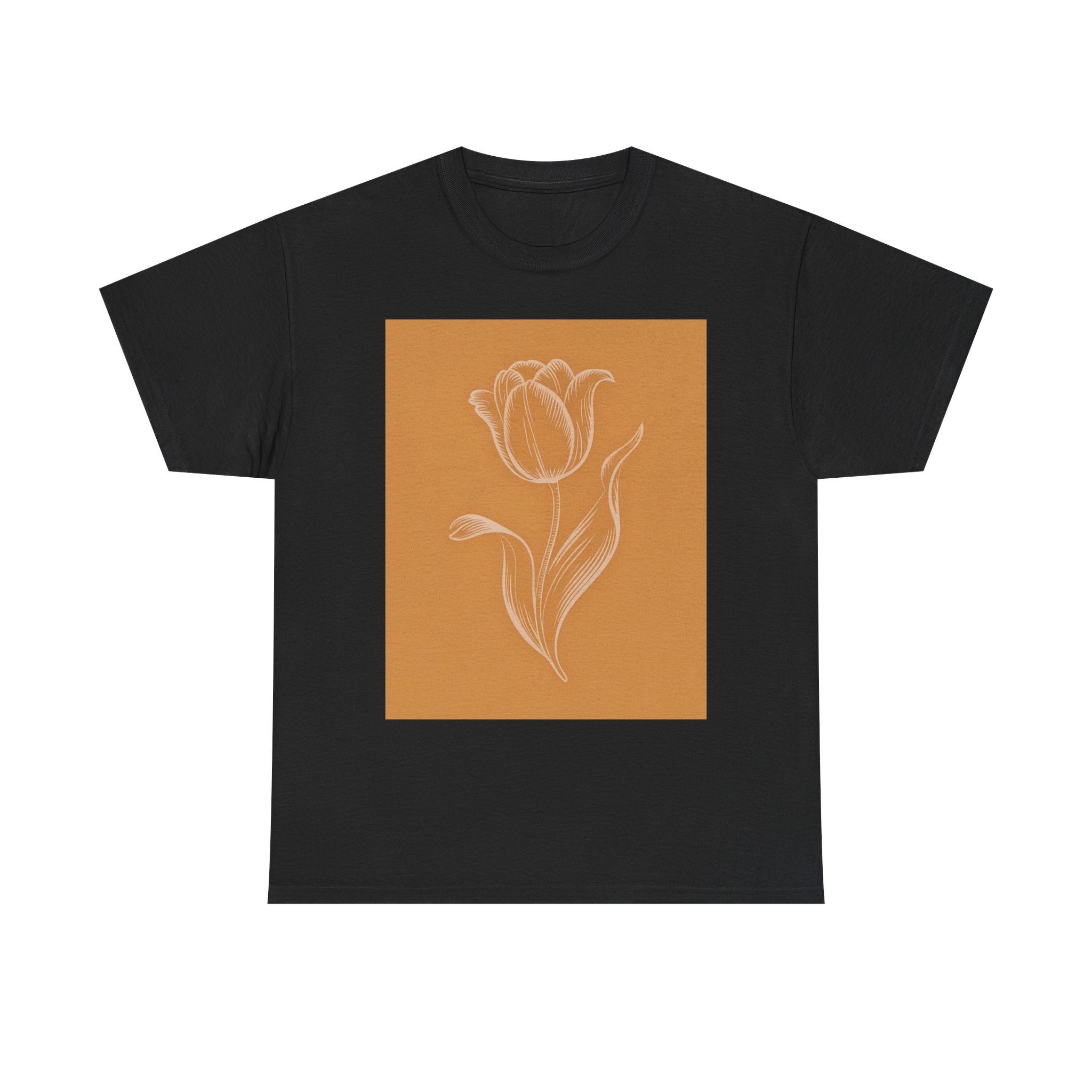 Amsterdam Tulip Graphic Tee — Vintage Cityscape Travel T‑Shirt