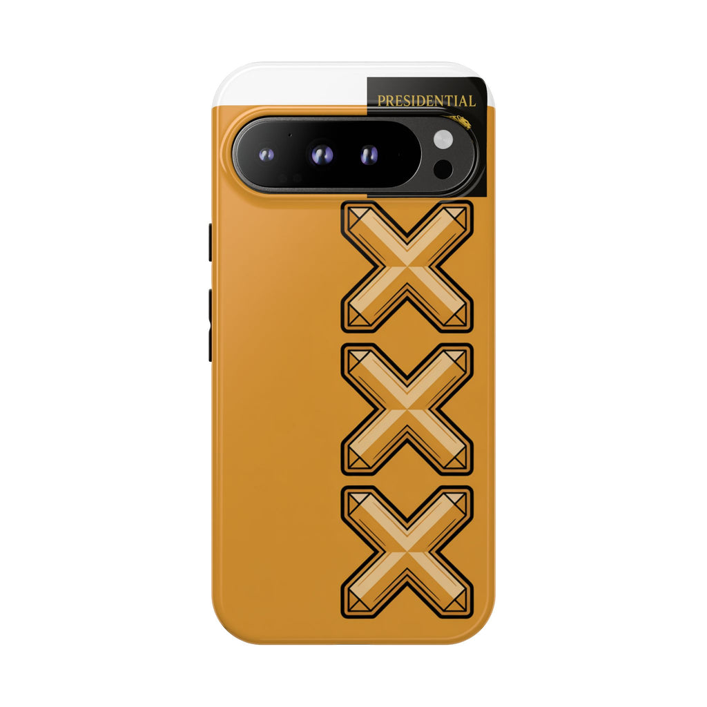 Amsterdam XXX Gold Tough Phone Case – Presidential Lion Design