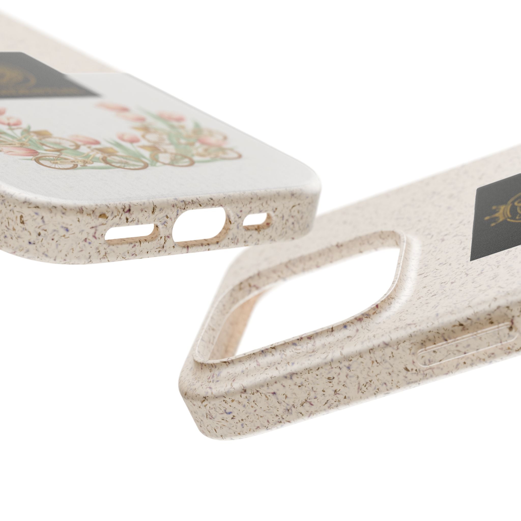 Biodegradable Phone Case — Presidential Lion Crest with Floral Wreath