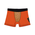 Orange Tulip Boxer Briefs — Floral Men's Boxer Shorts