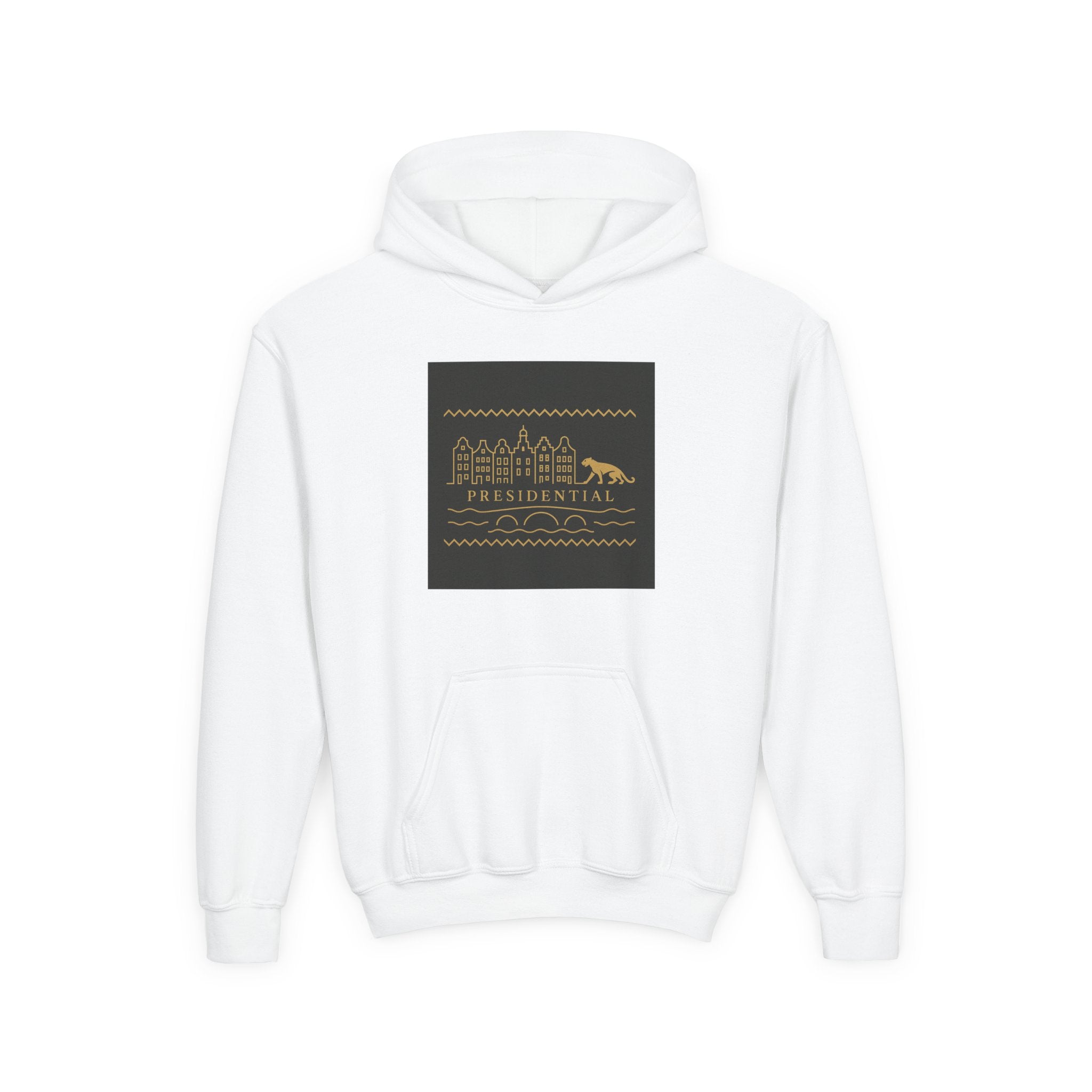 Youth Hoodie — Presidential Clothing Brand Leopard Graphic