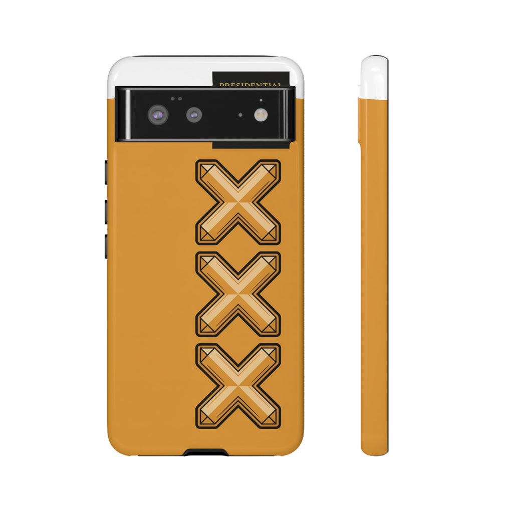 Amsterdam XXX Gold Tough Phone Case – Presidential Lion Design