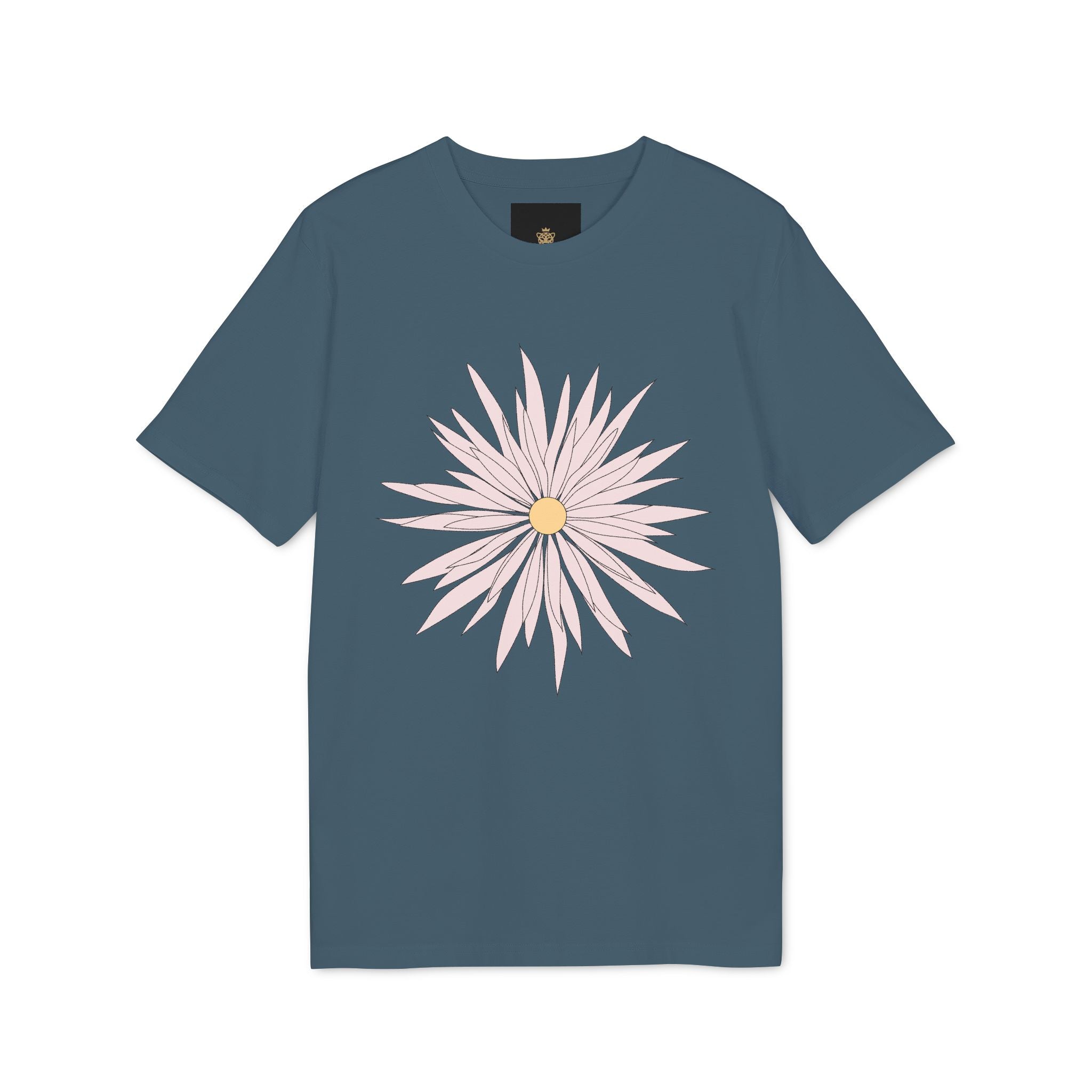 Daisy Love Graphic T-Shirt — Pink Floral Front Daisy with 'LOVE' Back Print