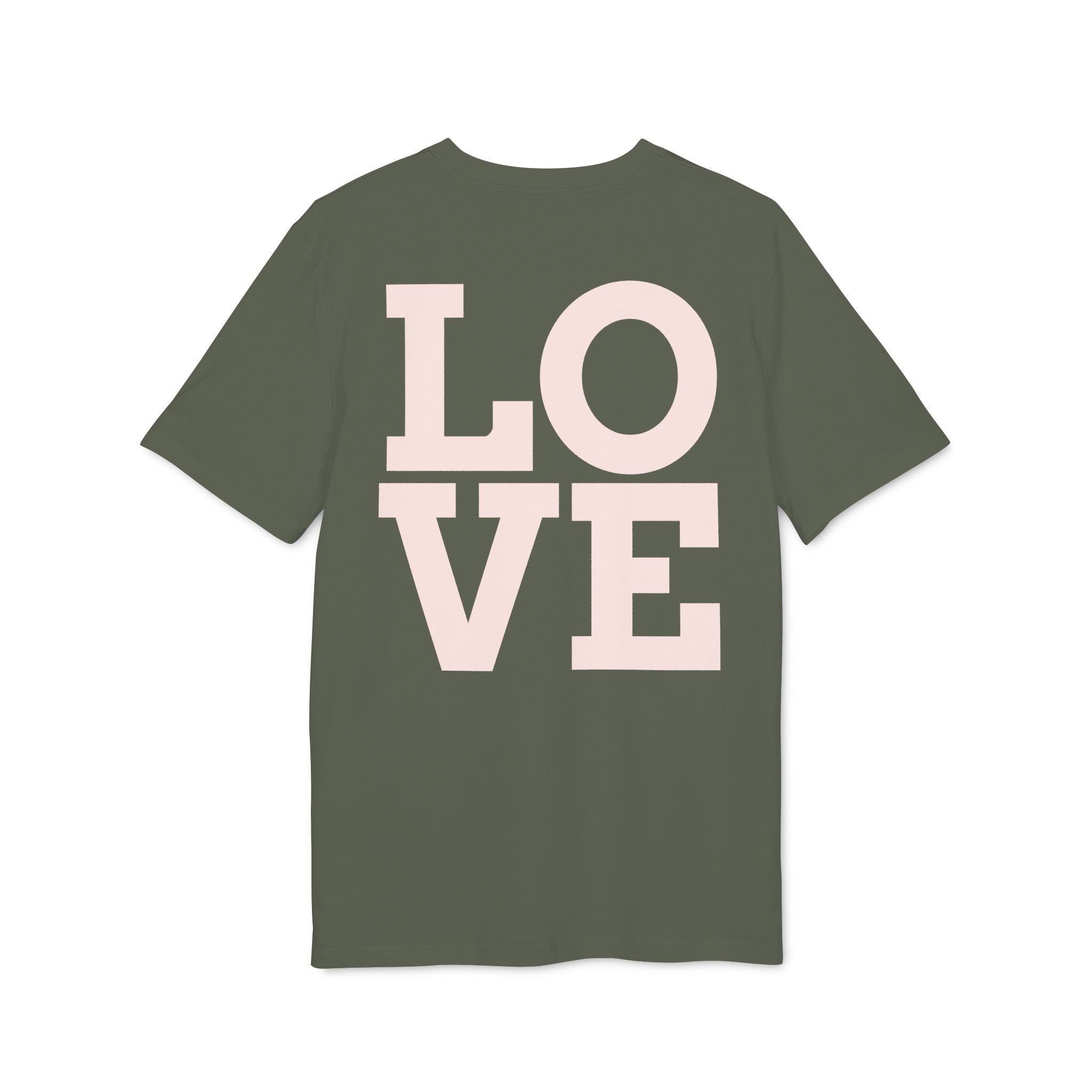 Daisy Love Graphic T-Shirt — Pink Floral Front Daisy with 'LOVE' Back Print
