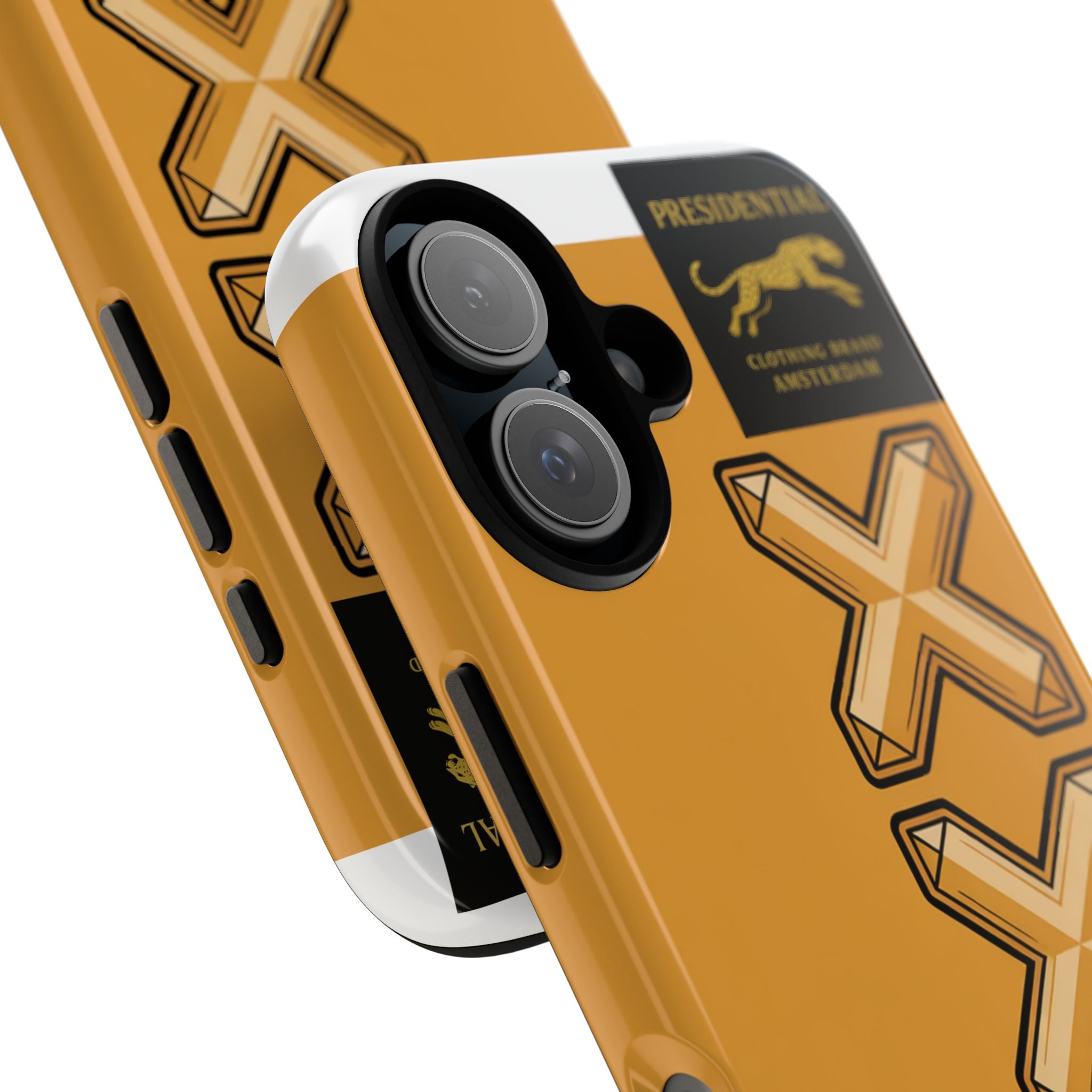 Amsterdam XXX Gold Tough Phone Case – Presidential Lion Design