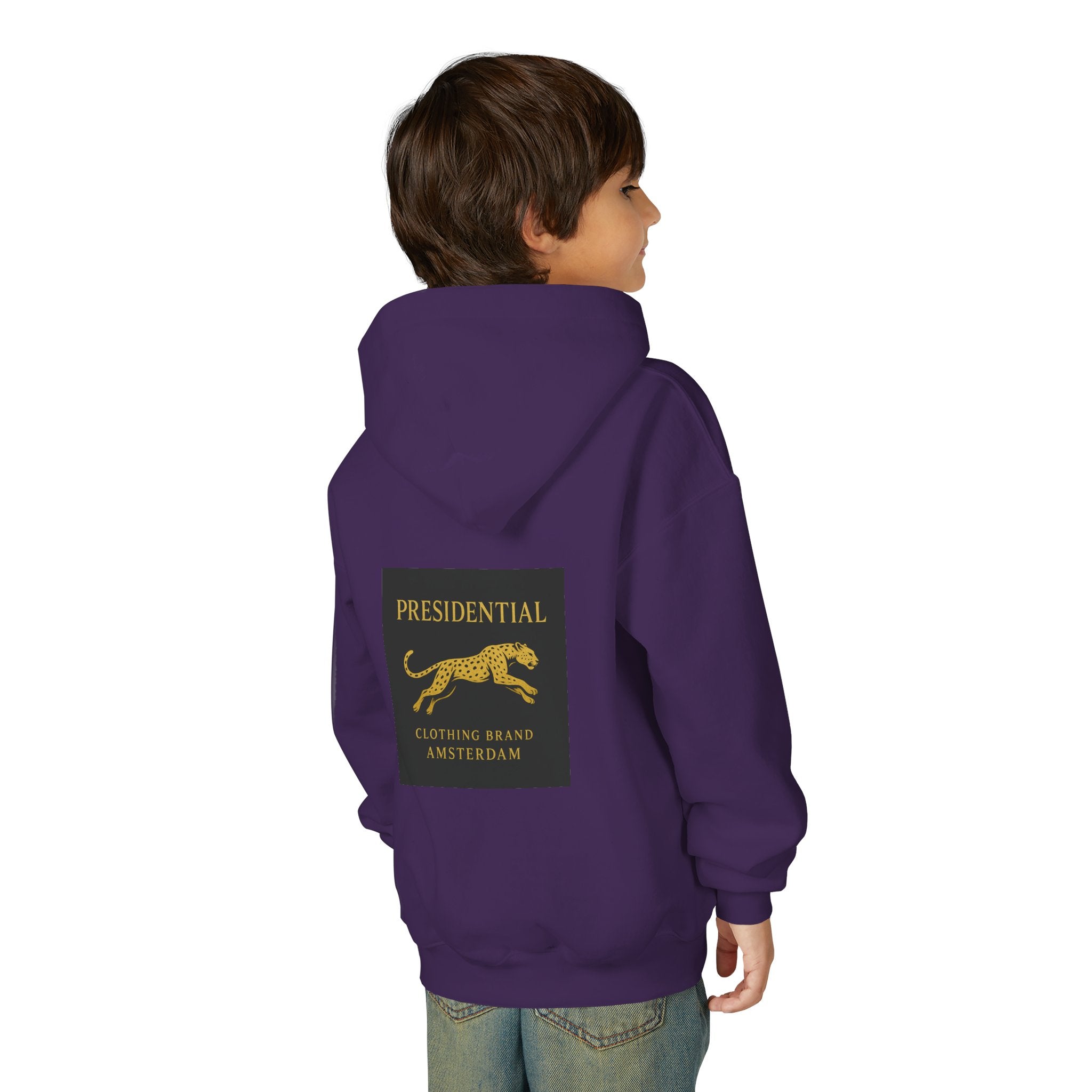 Youth Hoodie — Presidential Clothing Brand Leopard Graphic