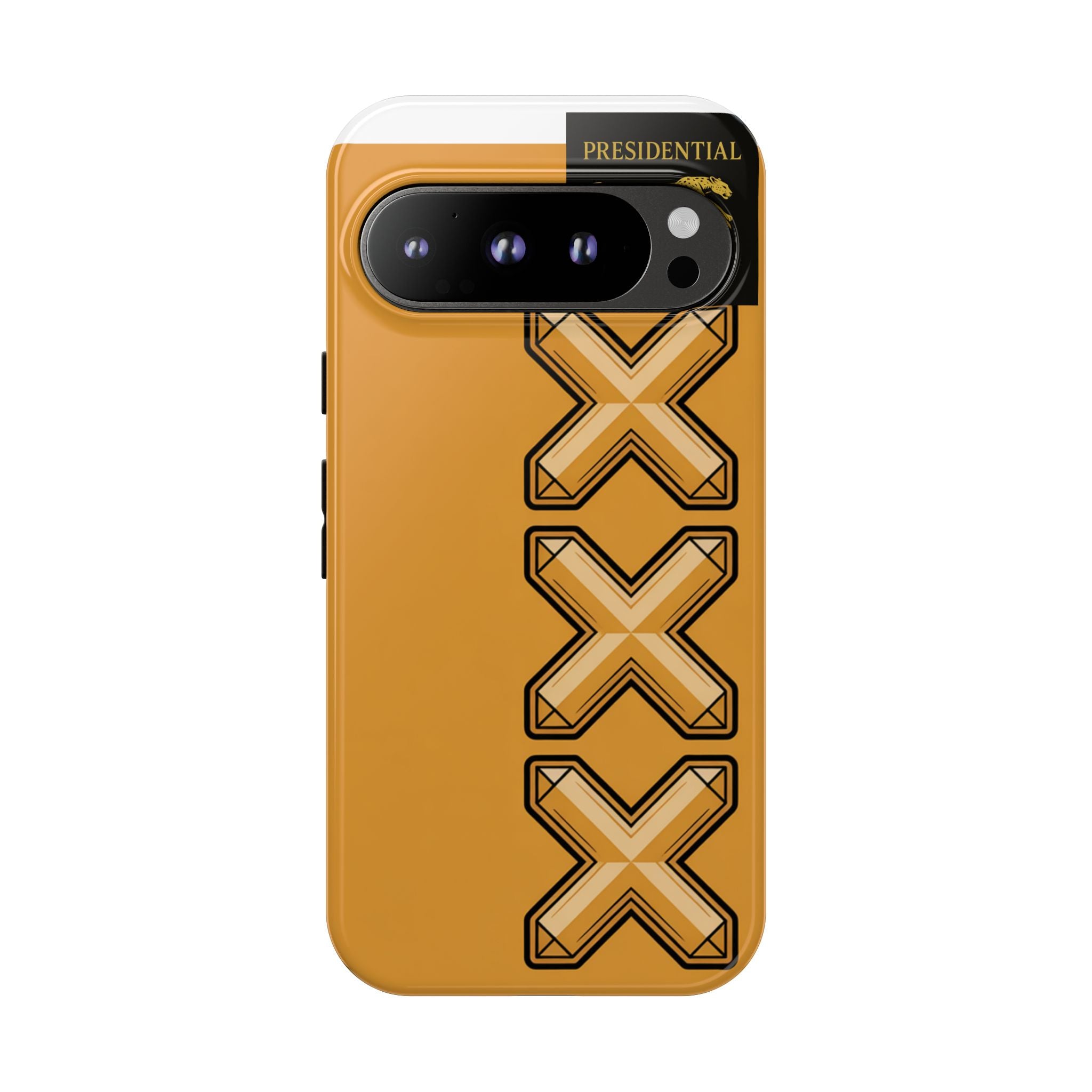 Amsterdam XXX Gold Tough Phone Case – Presidential Lion Design