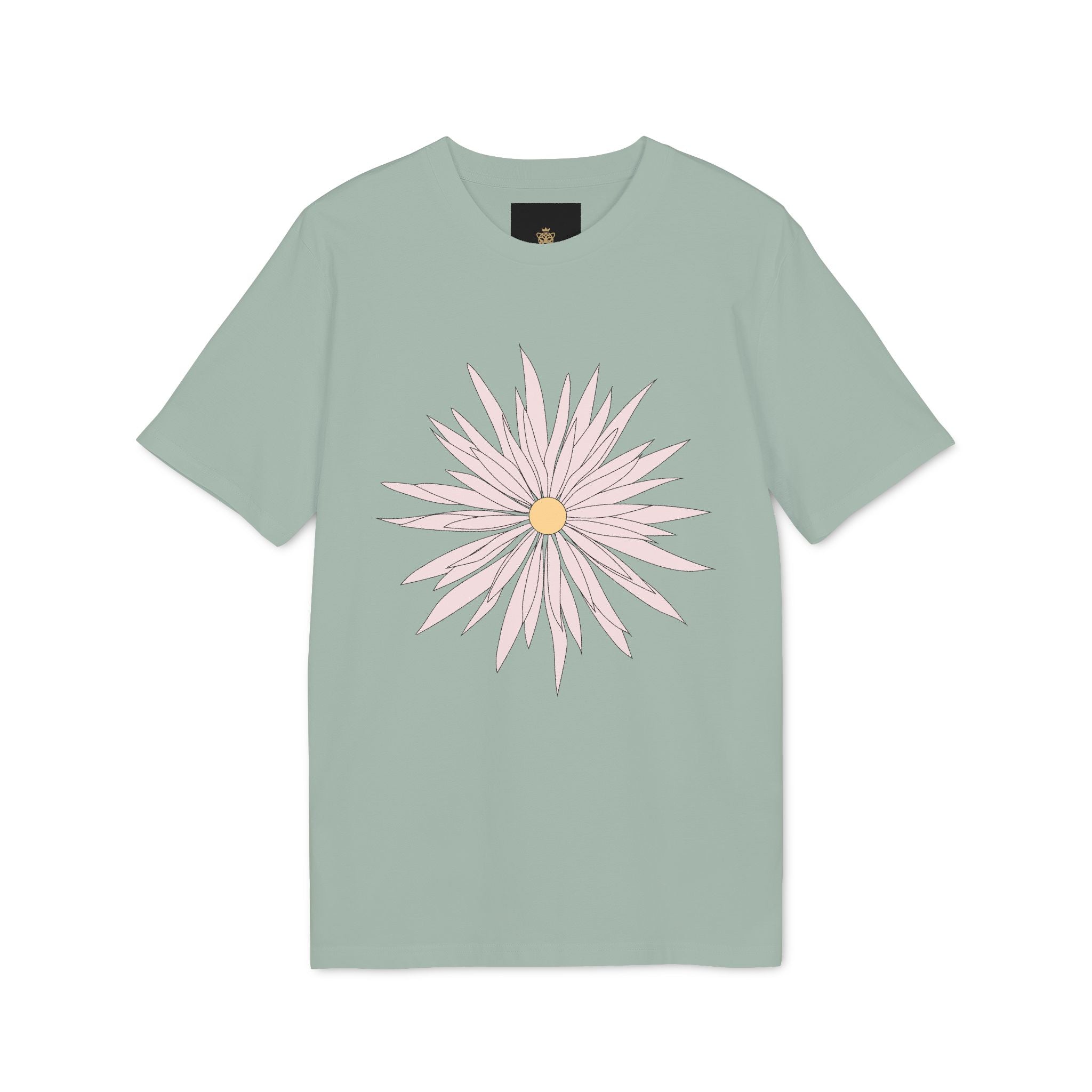 Daisy Love Graphic T-Shirt — Pink Floral Front Daisy with 'LOVE' Back Print