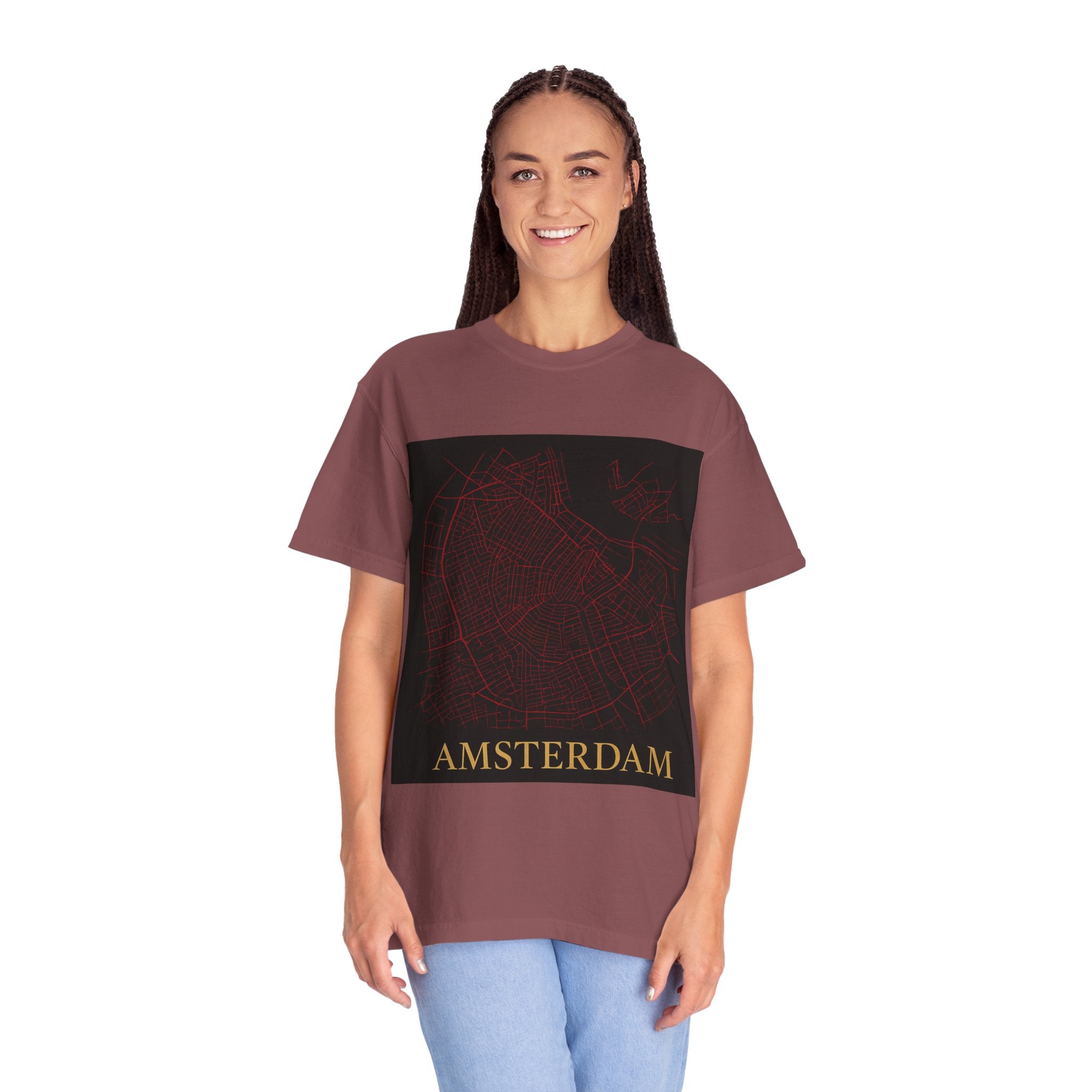 Amsterdam Map & Lemon Bike T-Shirt