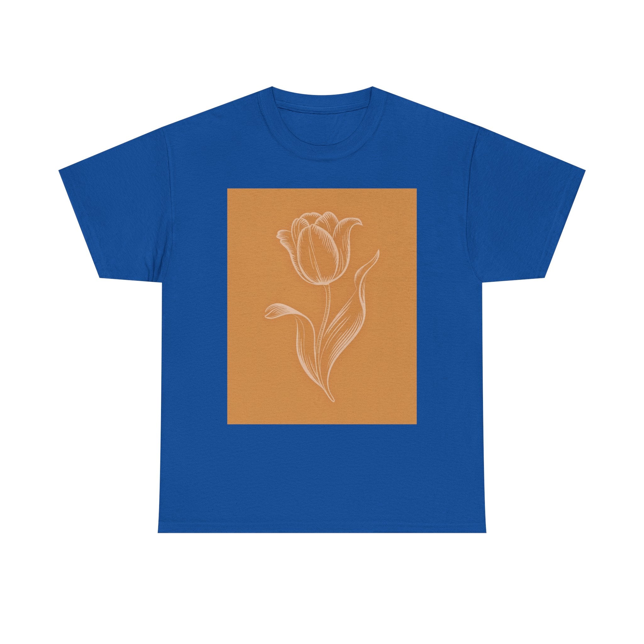 Amsterdam Tulip Graphic Tee — Vintage Cityscape Travel T‑Shirt