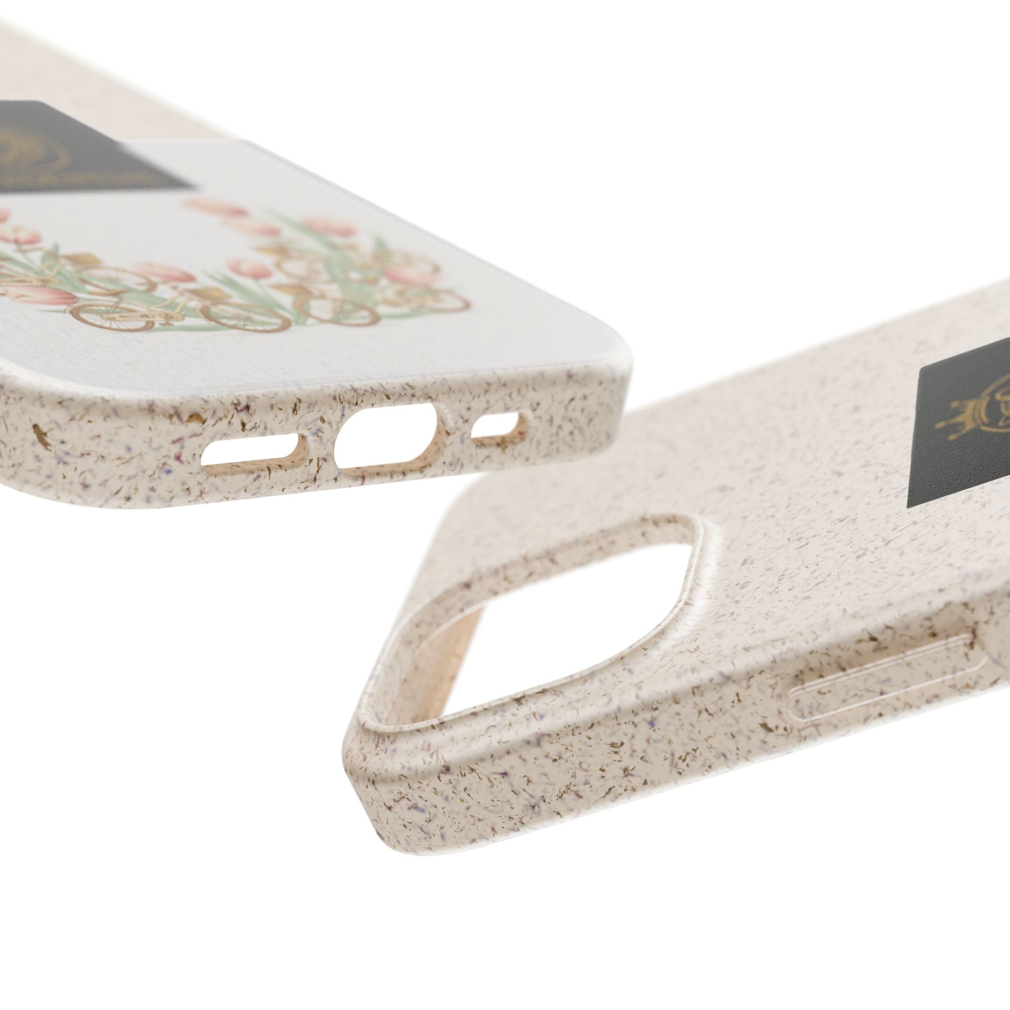 Biodegradable Phone Case — Presidential Lion Crest with Floral Wreath