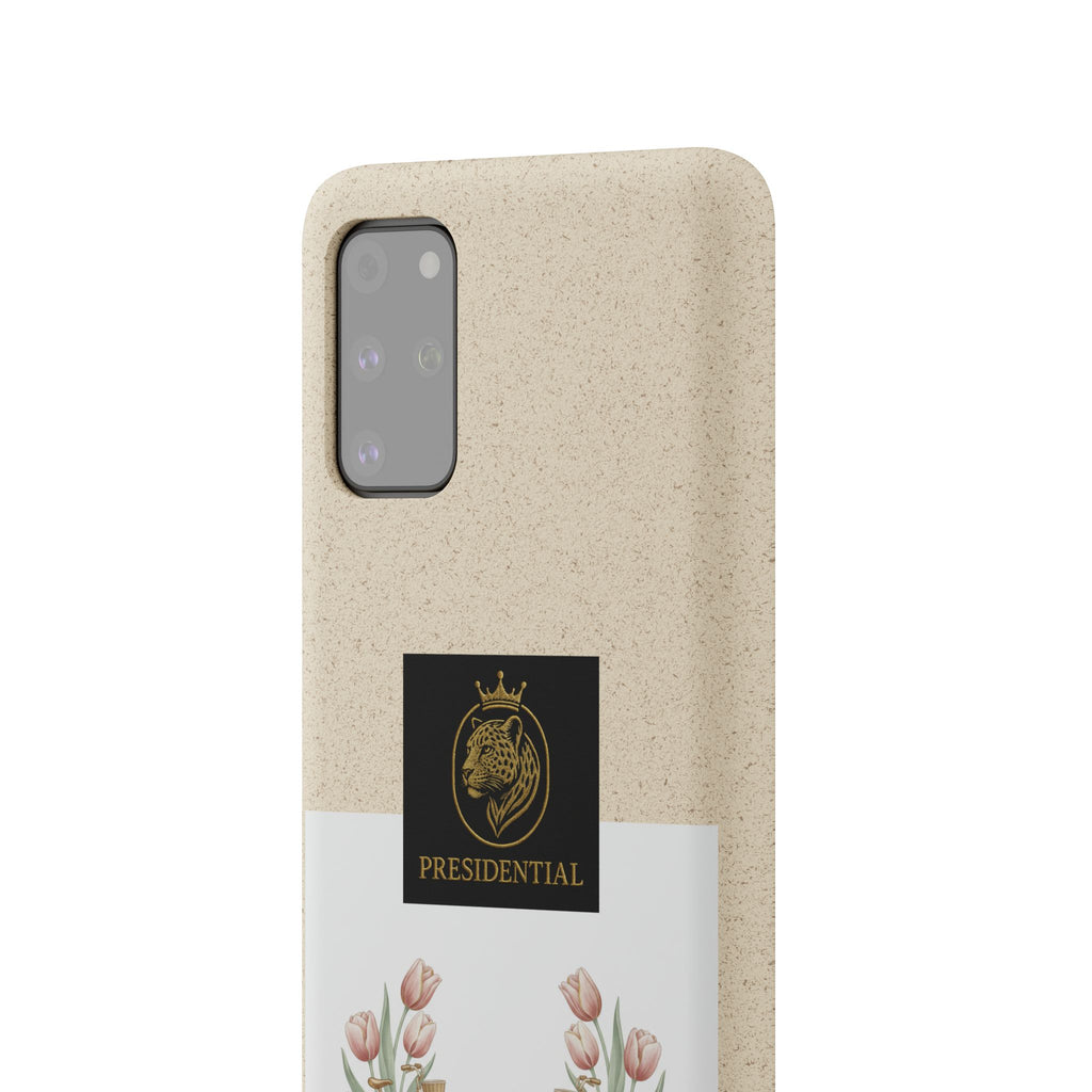 Biodegradable Phone Case — Presidential Lion Crest with Floral Wreath