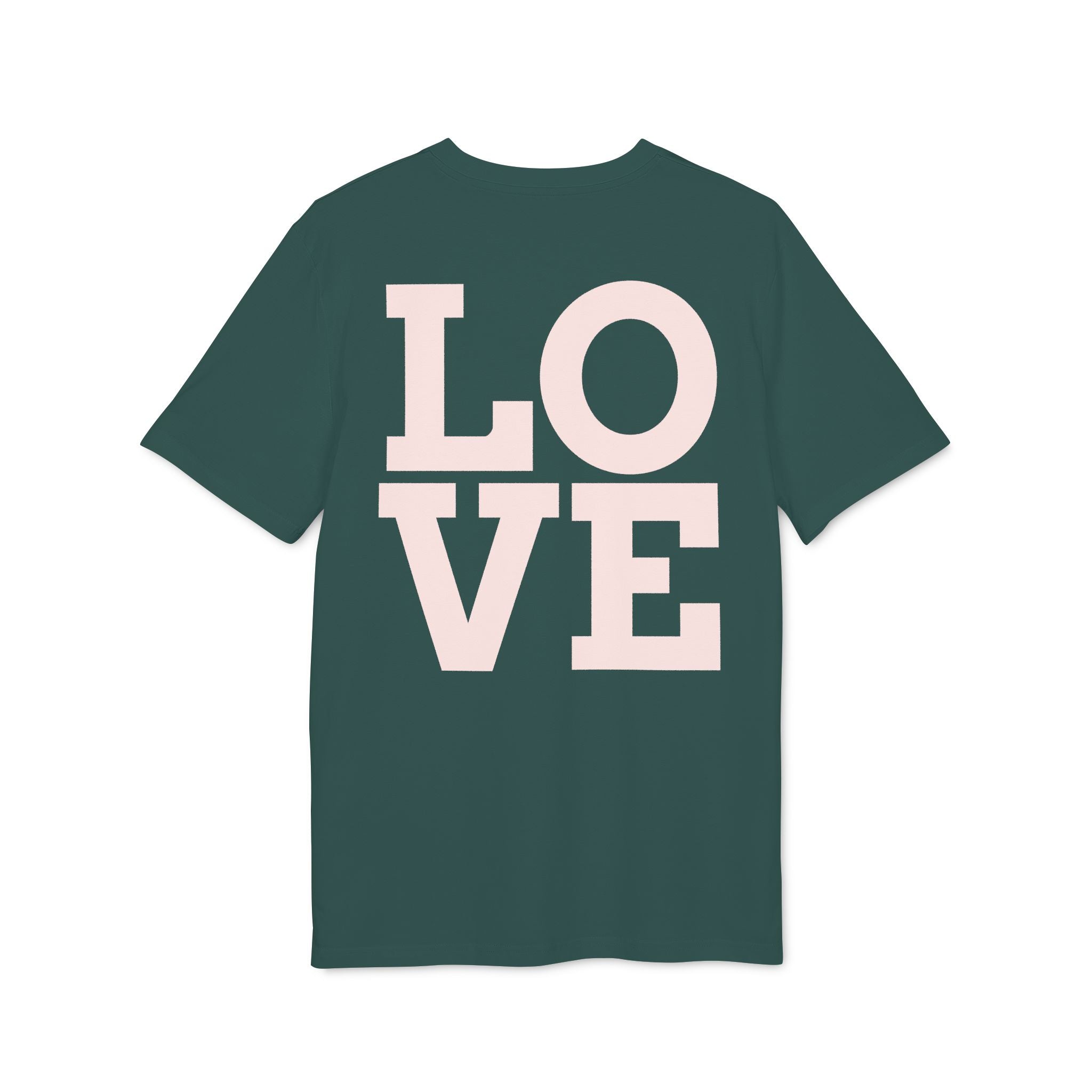 Daisy Love Graphic T-Shirt — Pink Floral Front Daisy with 'LOVE' Back Print