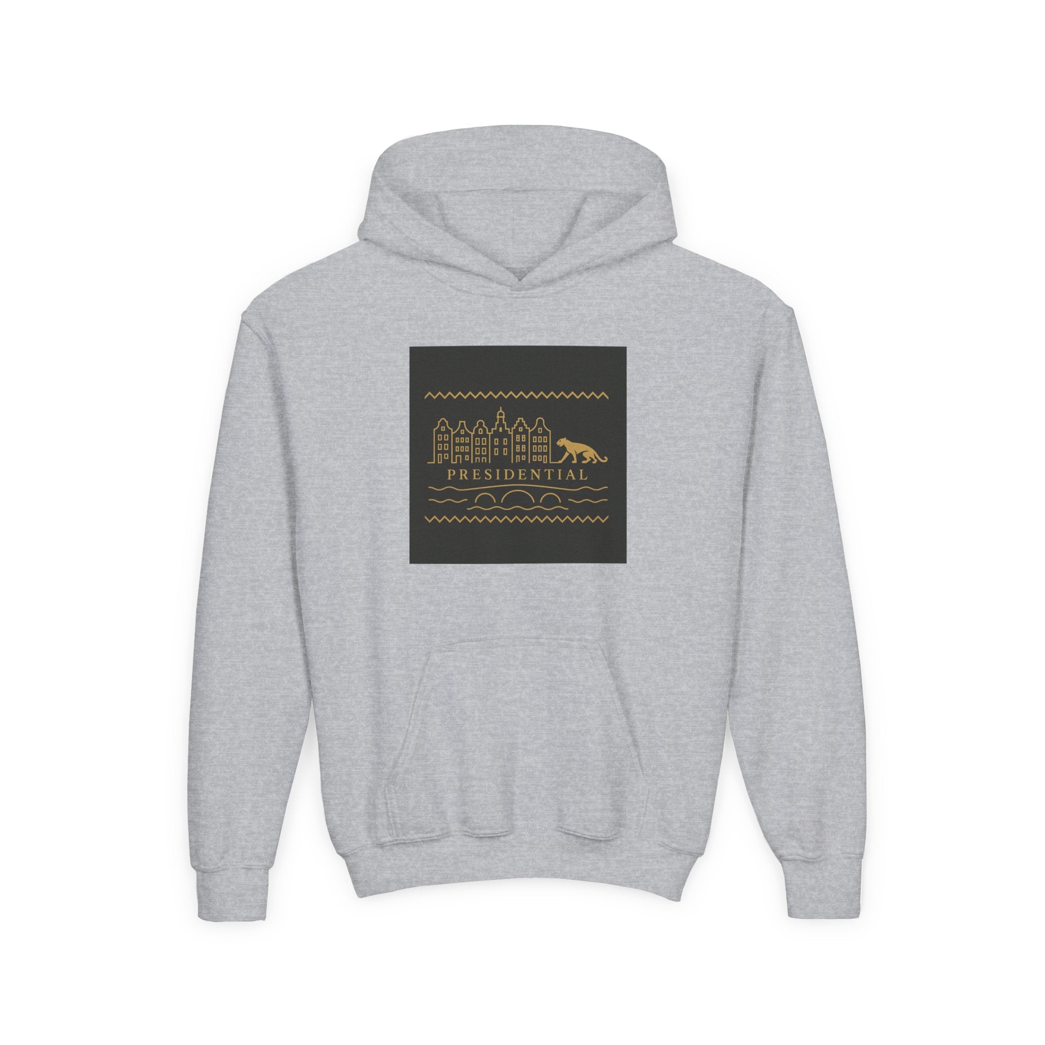 Youth Hoodie — Presidential Clothing Brand Leopard Graphic