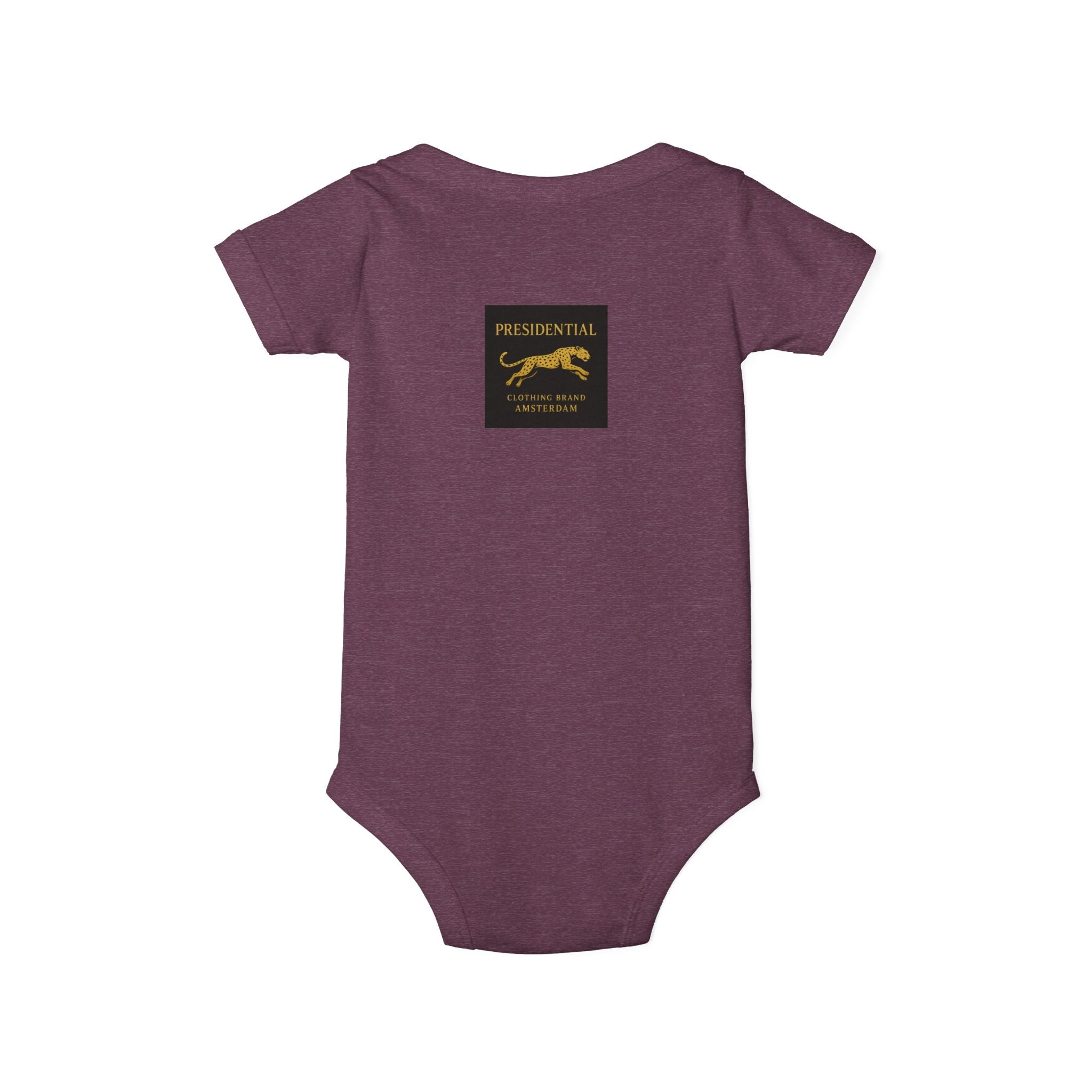 Infant One-Piece Bodysuit — 'Presidential' Gold Lion Logo Baby Bodysuit