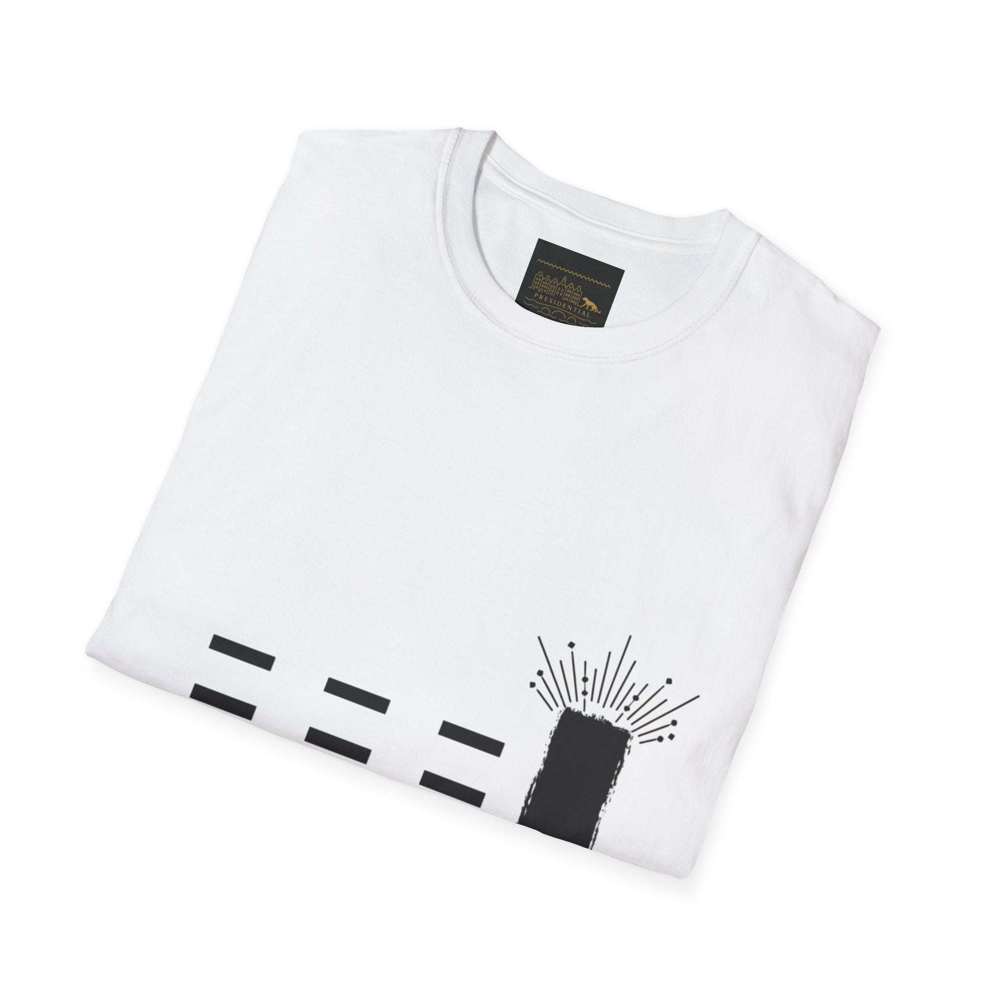 T-Shirt — Minimalist Morse Code 'Light' Design