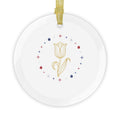 Presidential Tulip Glass Ornament