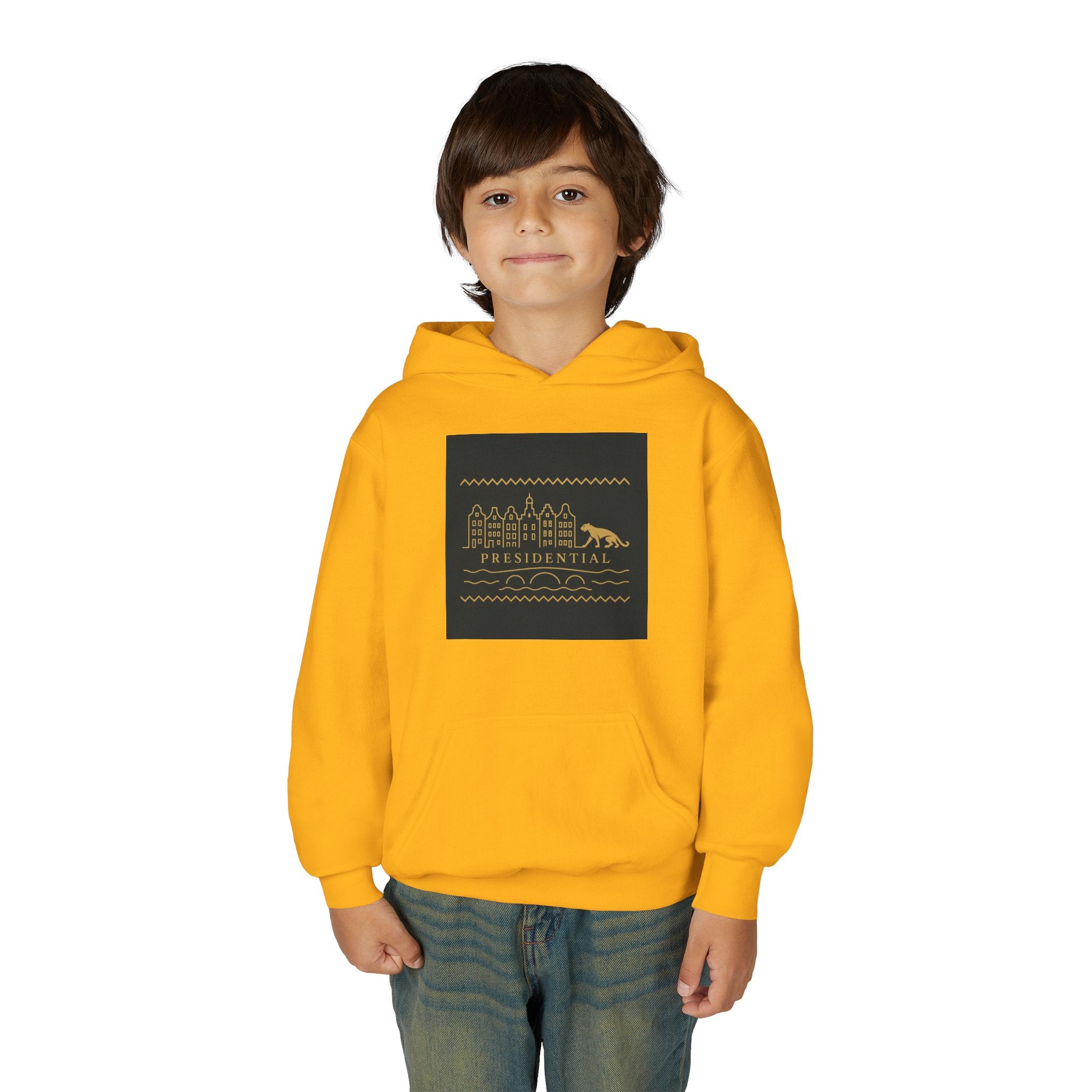 Youth Hoodie — Presidential Clothing Brand Leopard Graphic